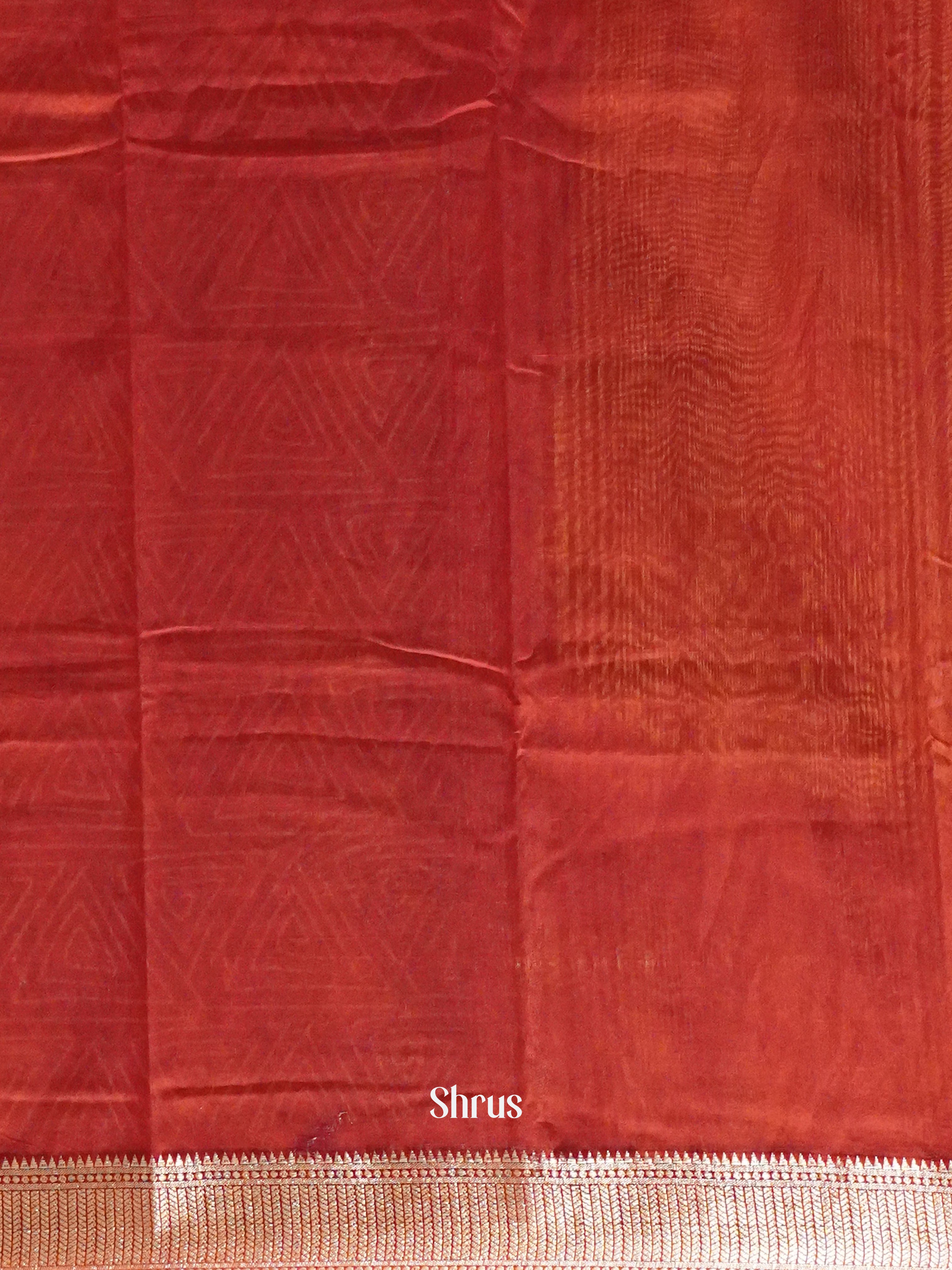 Black & Red - Art Modal Saree - Shop on ShrusEternity.com