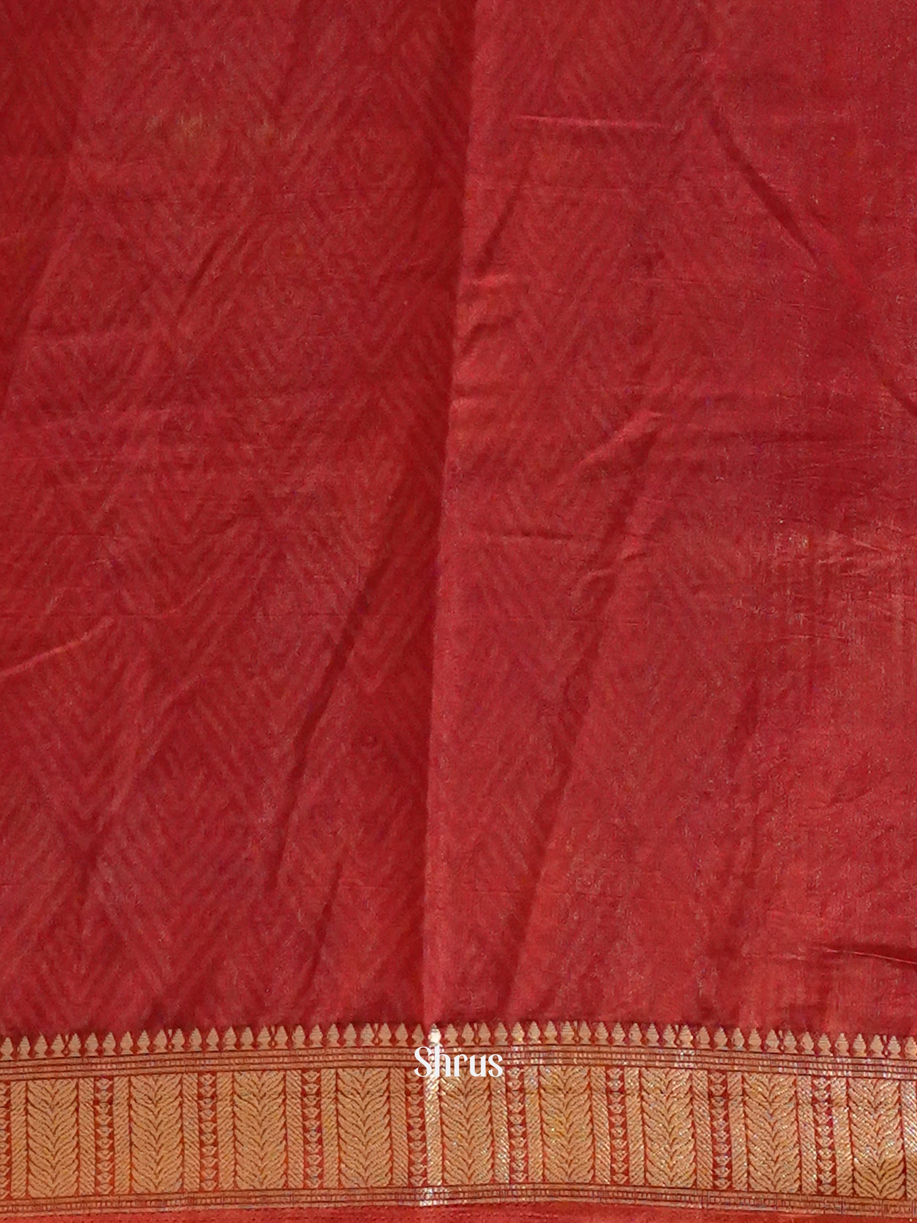 Black & Red - Art Modal Saree - Shop on ShrusEternity.com