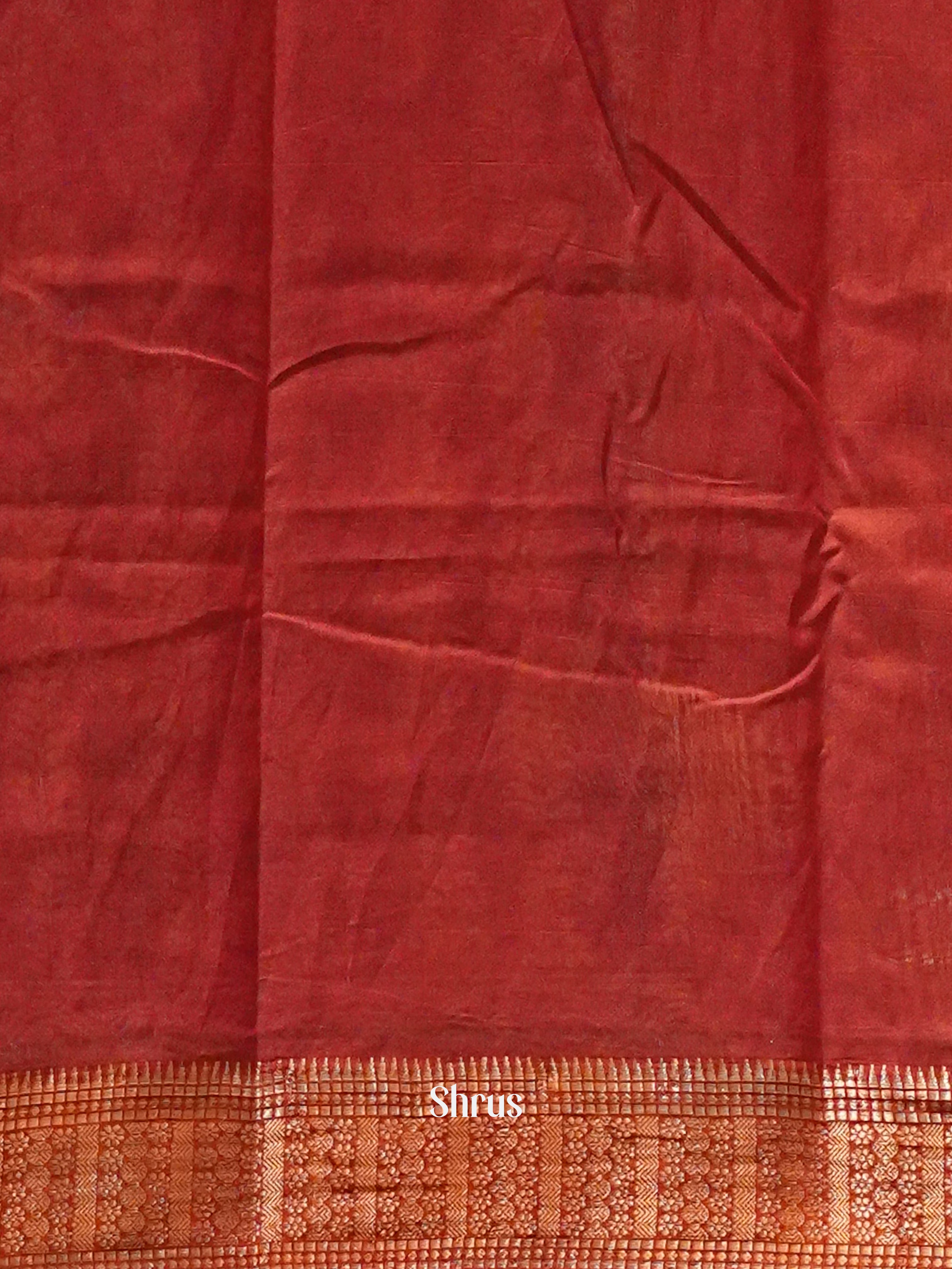 Black & Red - Art Modal Saree - Shop on ShrusEternity.com