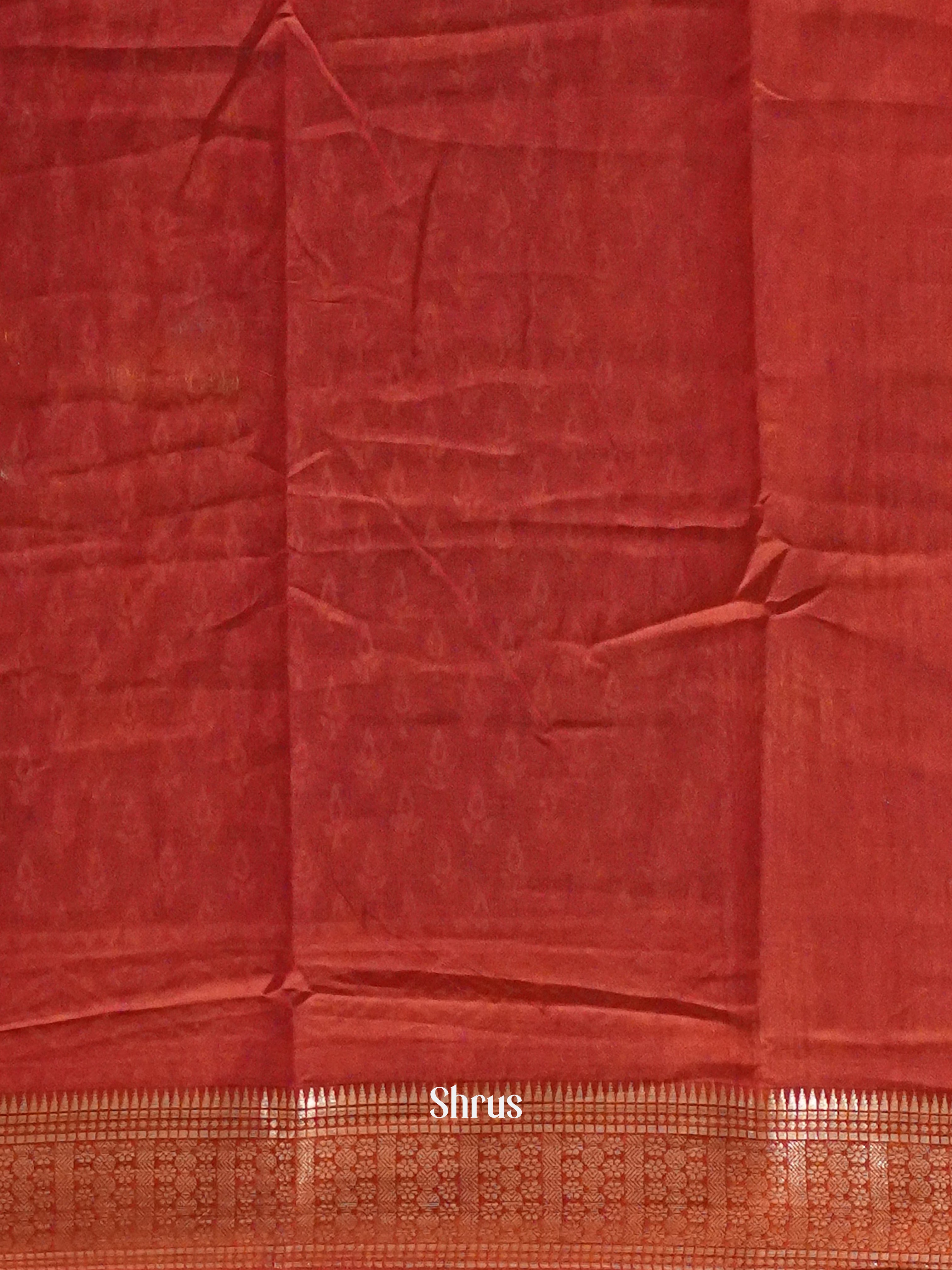 Black & Red - Art Modal Saree - Shop on ShrusEternity.com