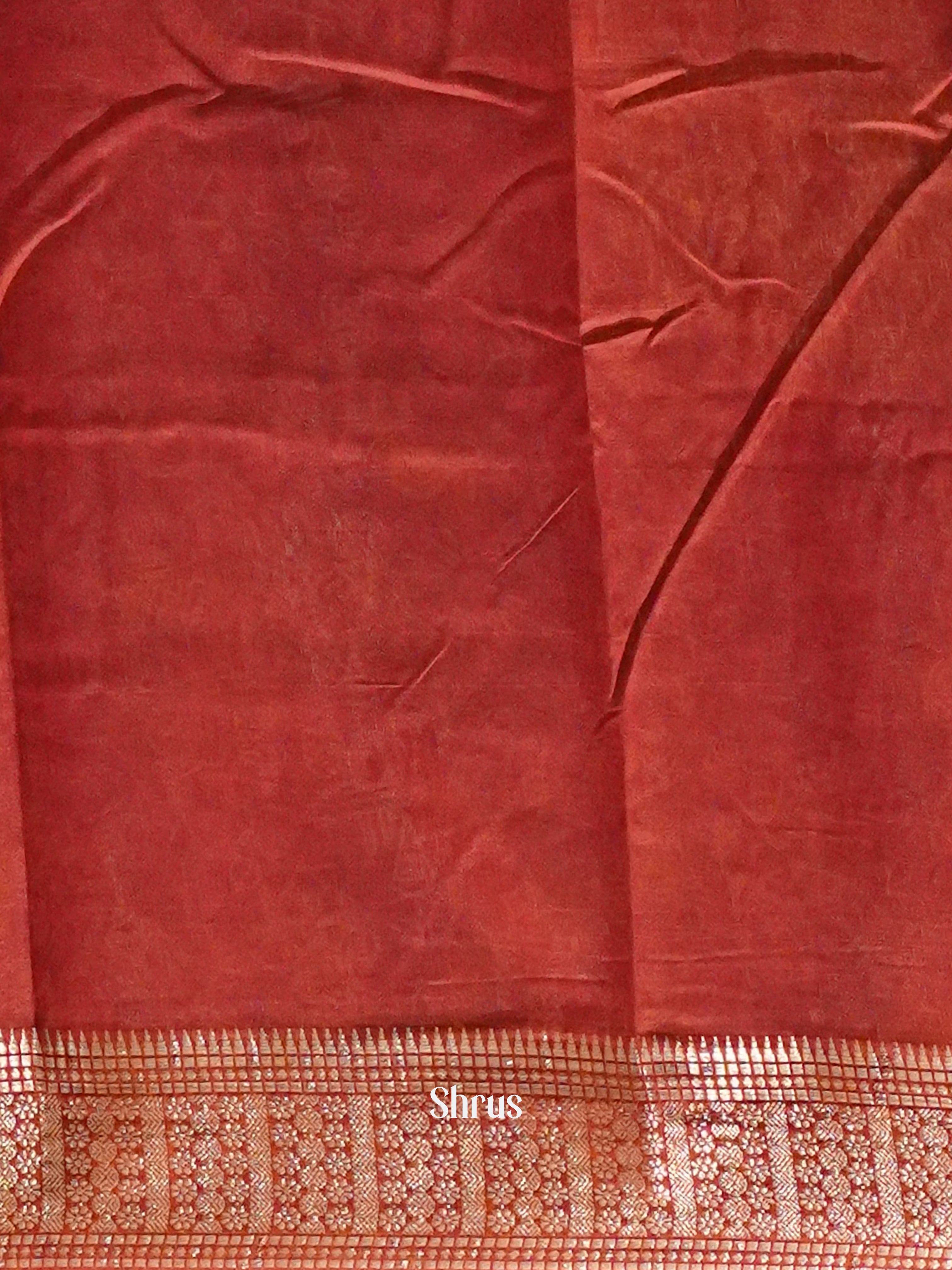 Black & Red - Art Modal Saree - Shop on ShrusEternity.com