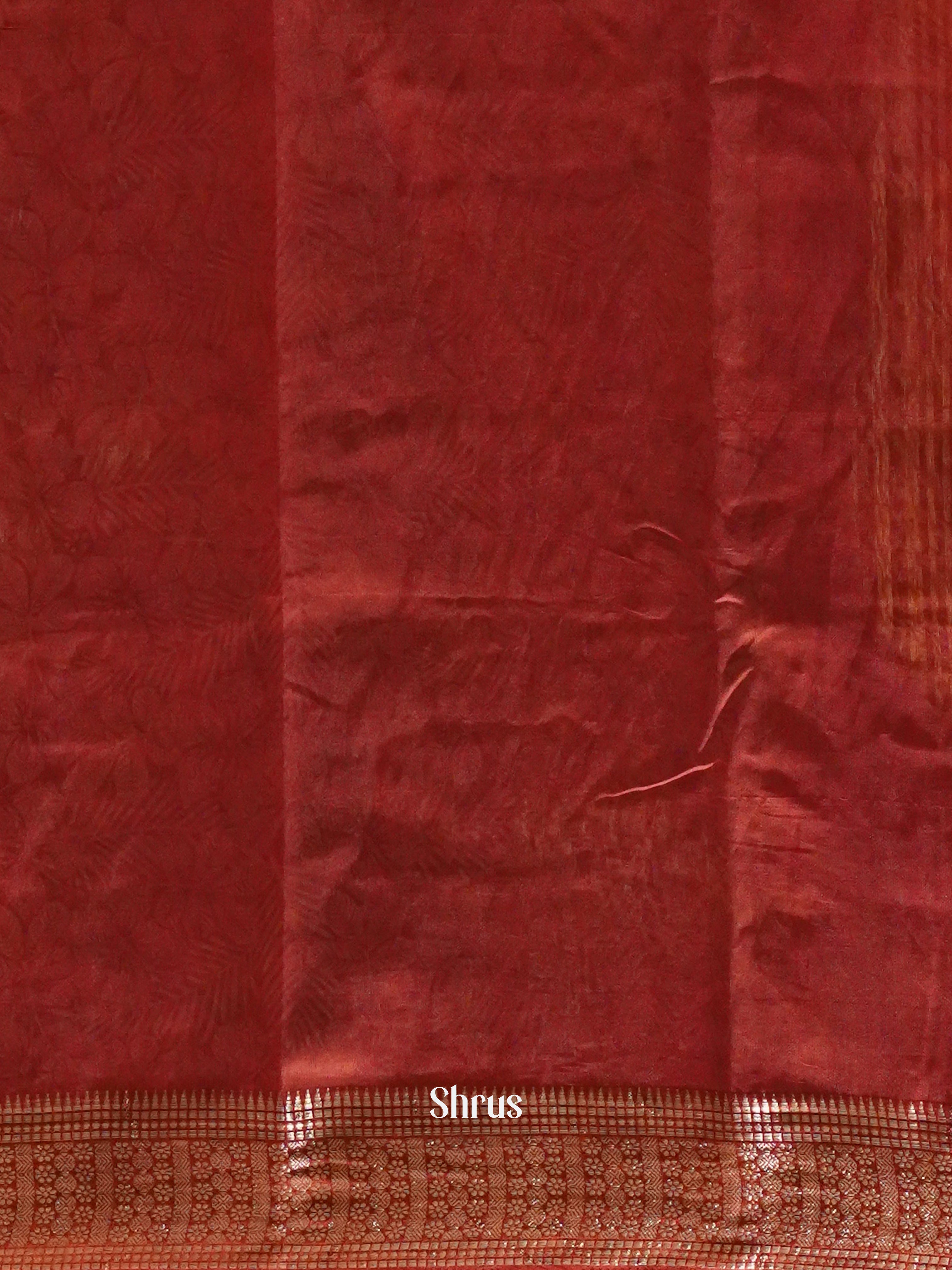 Black & Red - Art Modal Saree - Shop on ShrusEternity.com