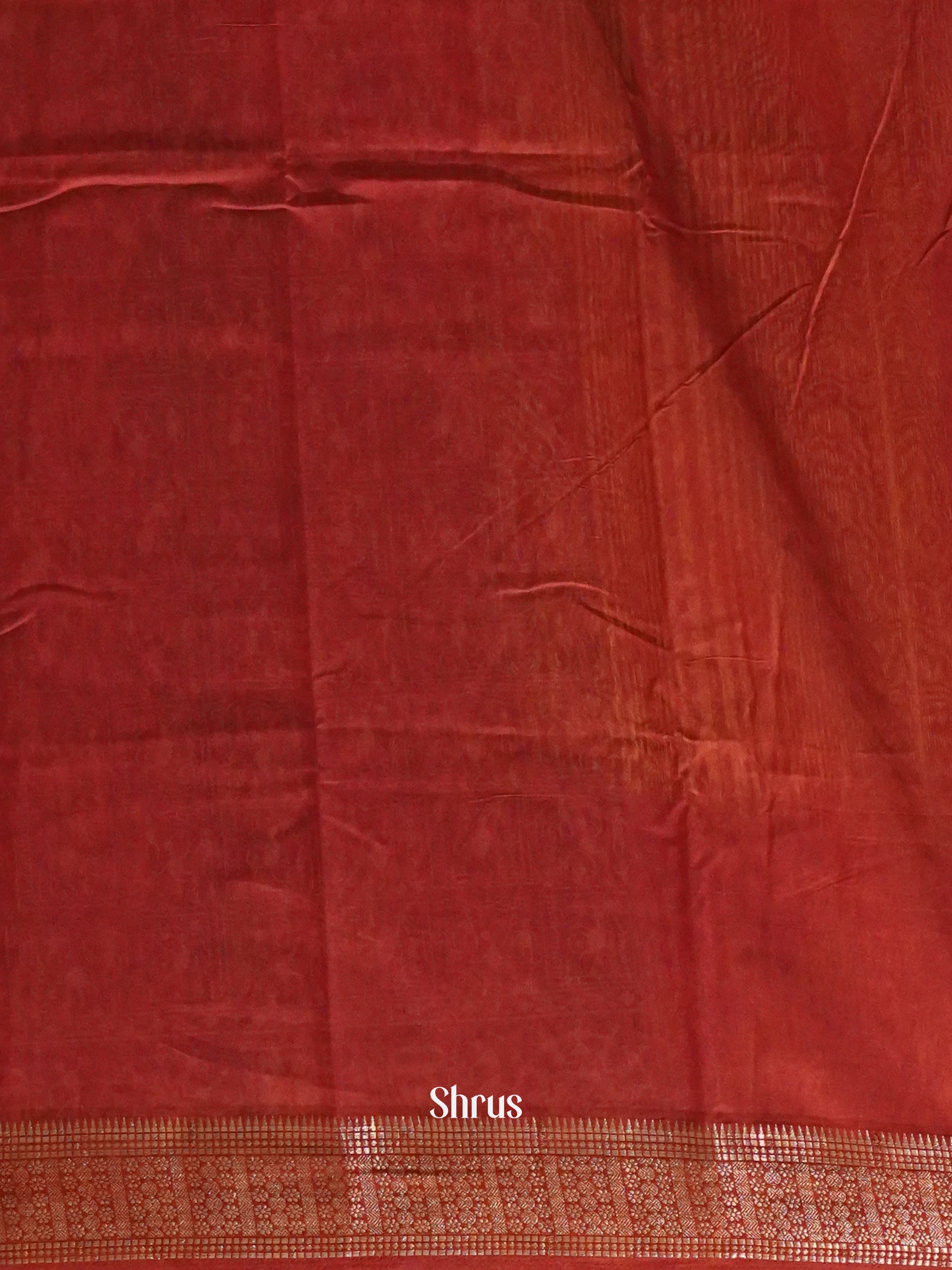 Black & Red - Art Modal Saree - Shop on ShrusEternity.com