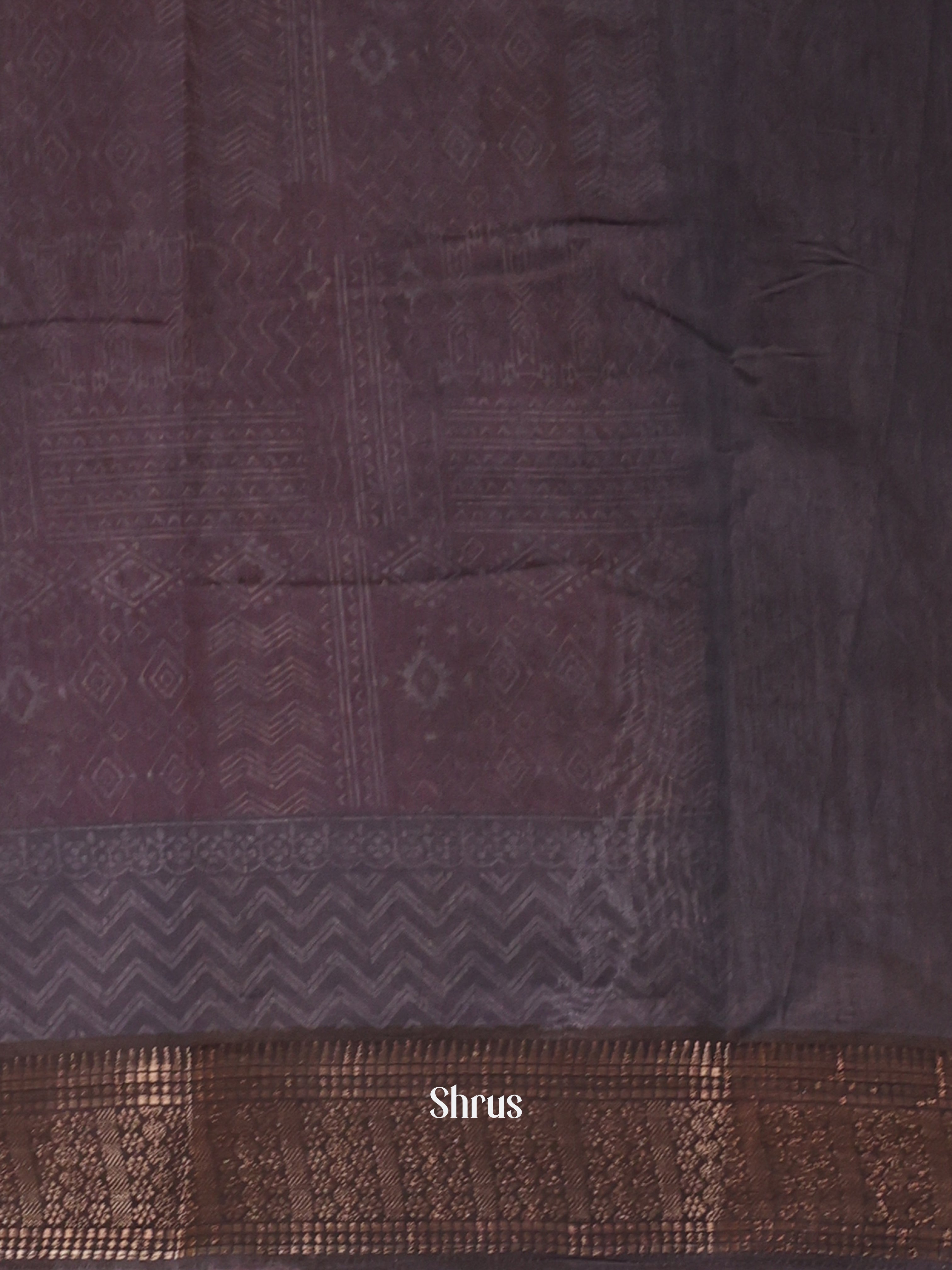 Red & Black - Art Modal Saree - Shop on ShrusEternity.com