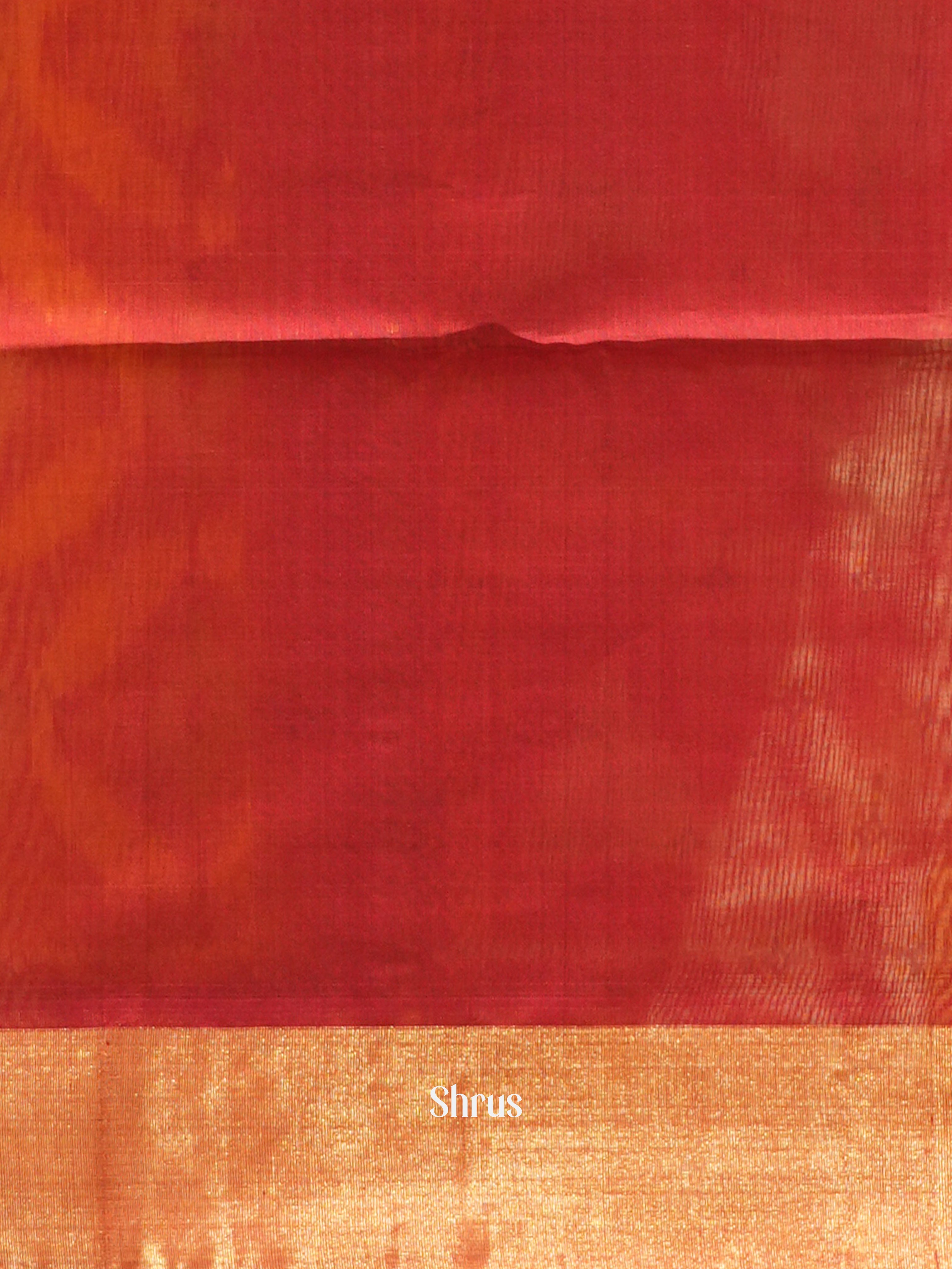 Yellow & Red - Pochampally sico Saree - Shop on ShrusEternity.com