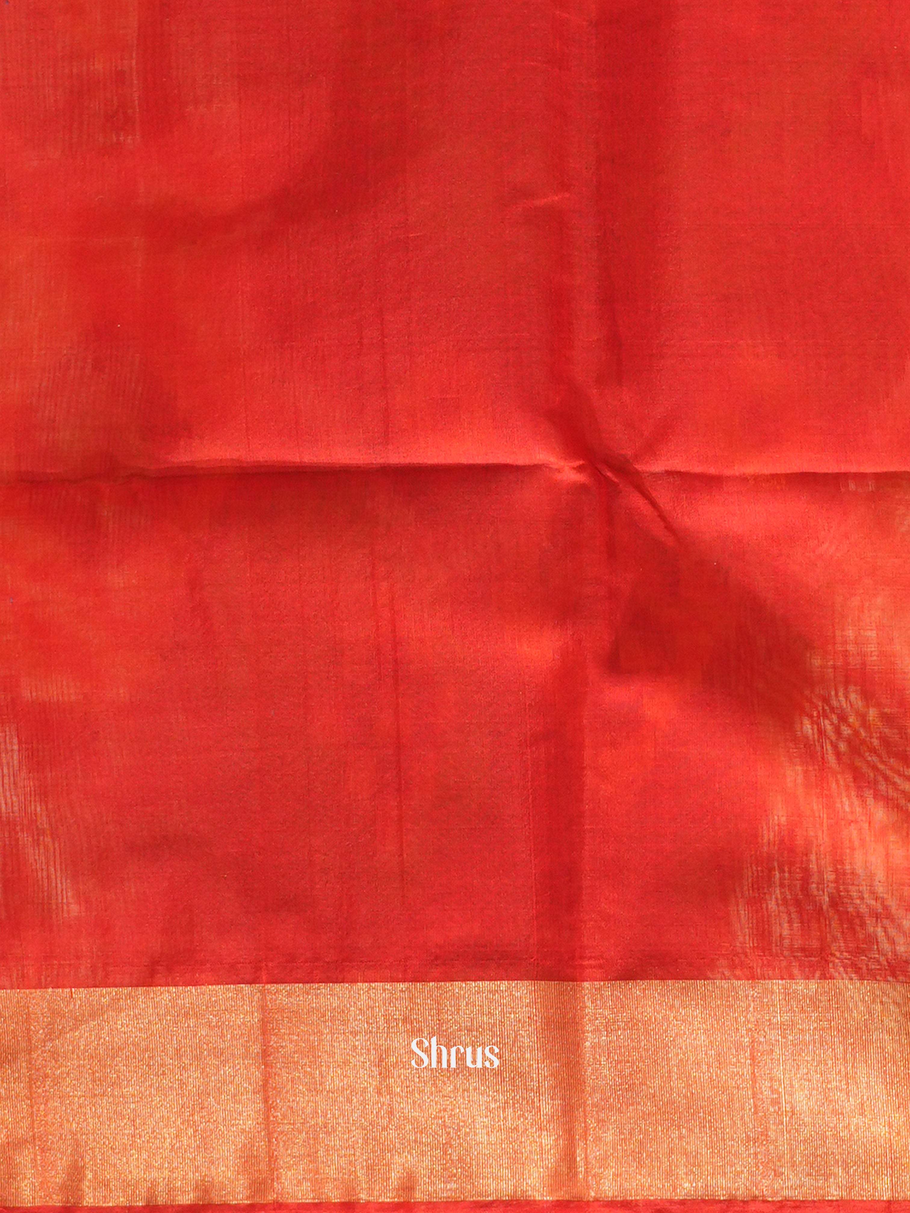 Blue & Red - Pochampally sico Saree - Shop on ShrusEternity.com