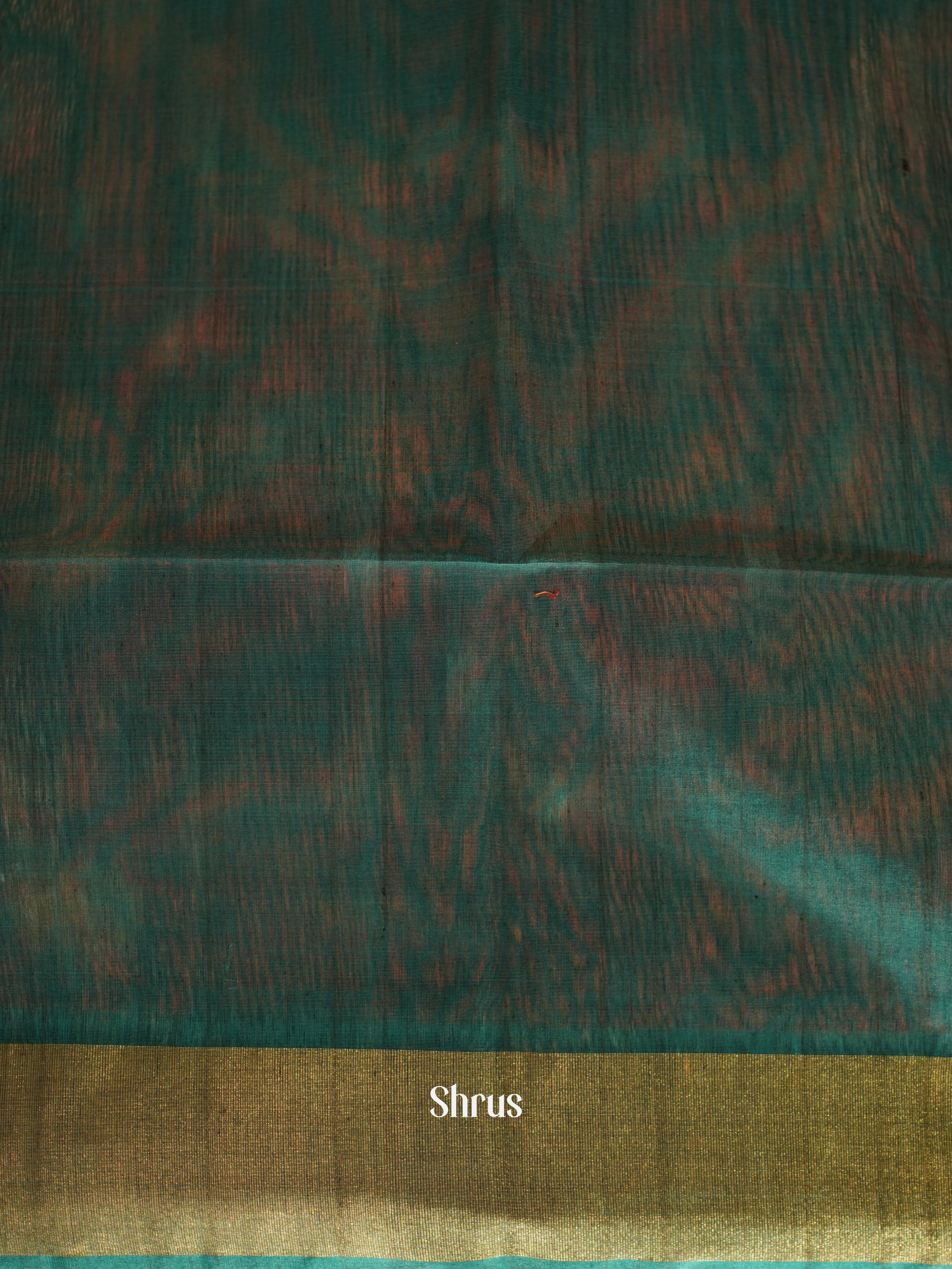 Orange & Green - Pochampally sico Saree - Shop on ShrusEternity.com