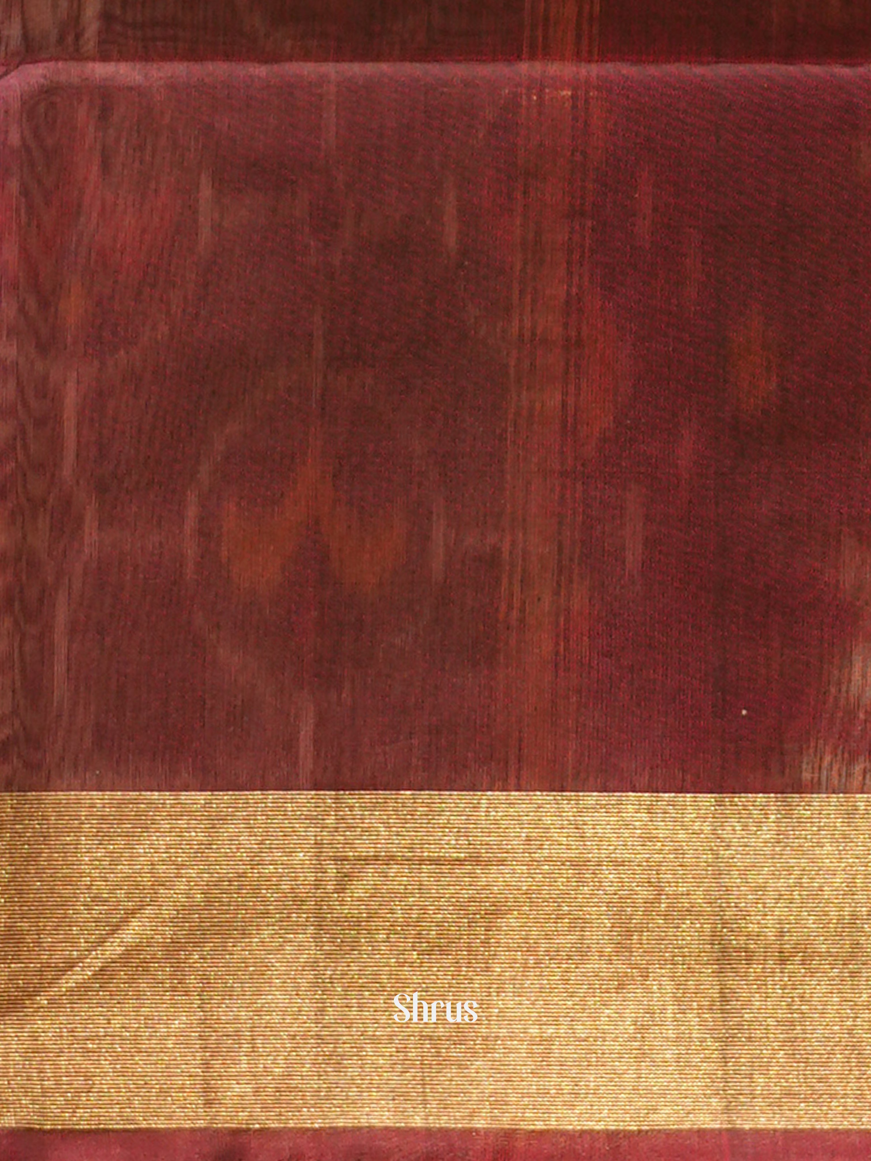 Grey & Brown - Pochampally sico Saree - Shop on ShrusEternity.com