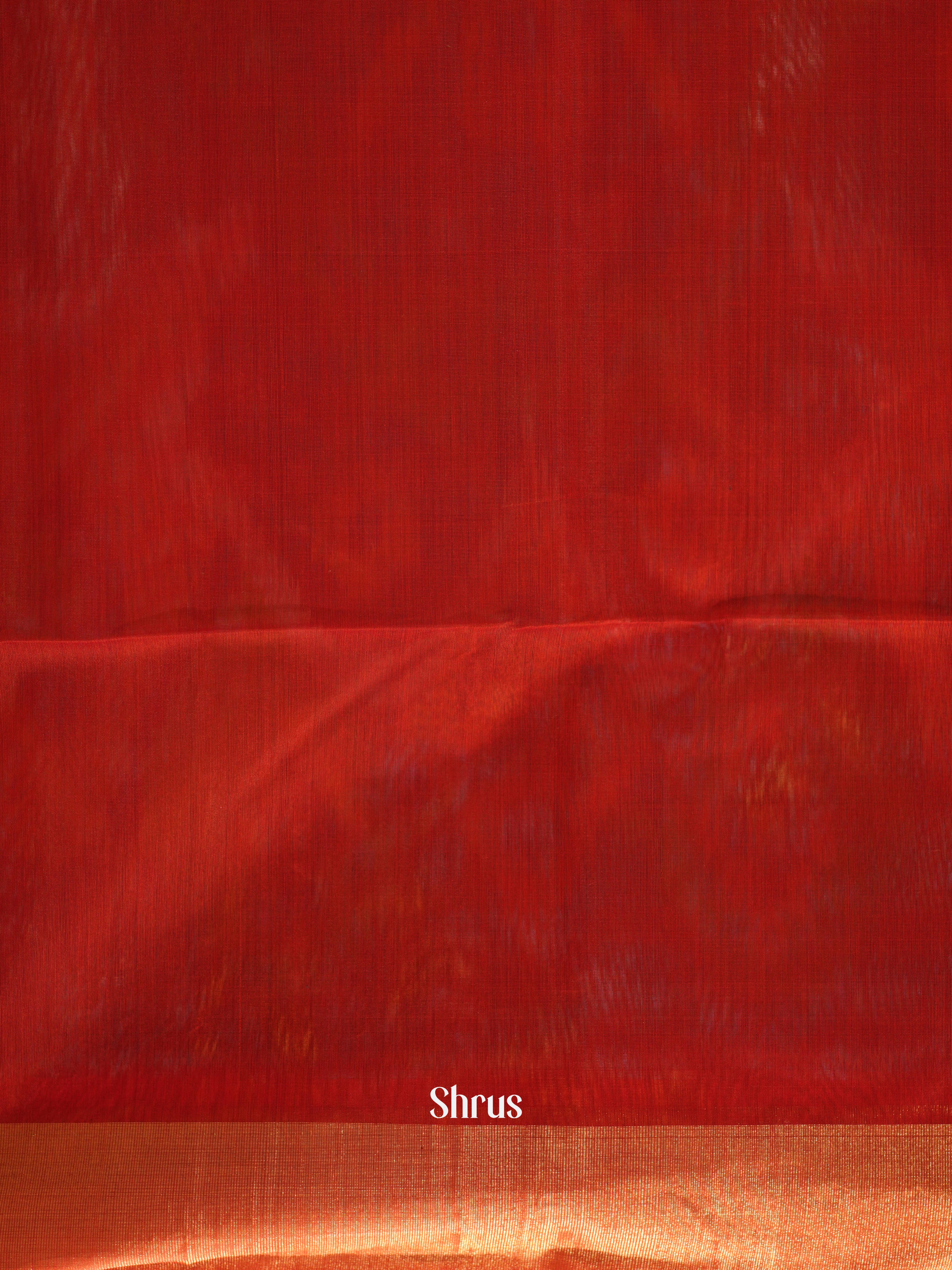 Peacock Green & red - Pochampally sico Saree - Shop on ShrusEternity.com