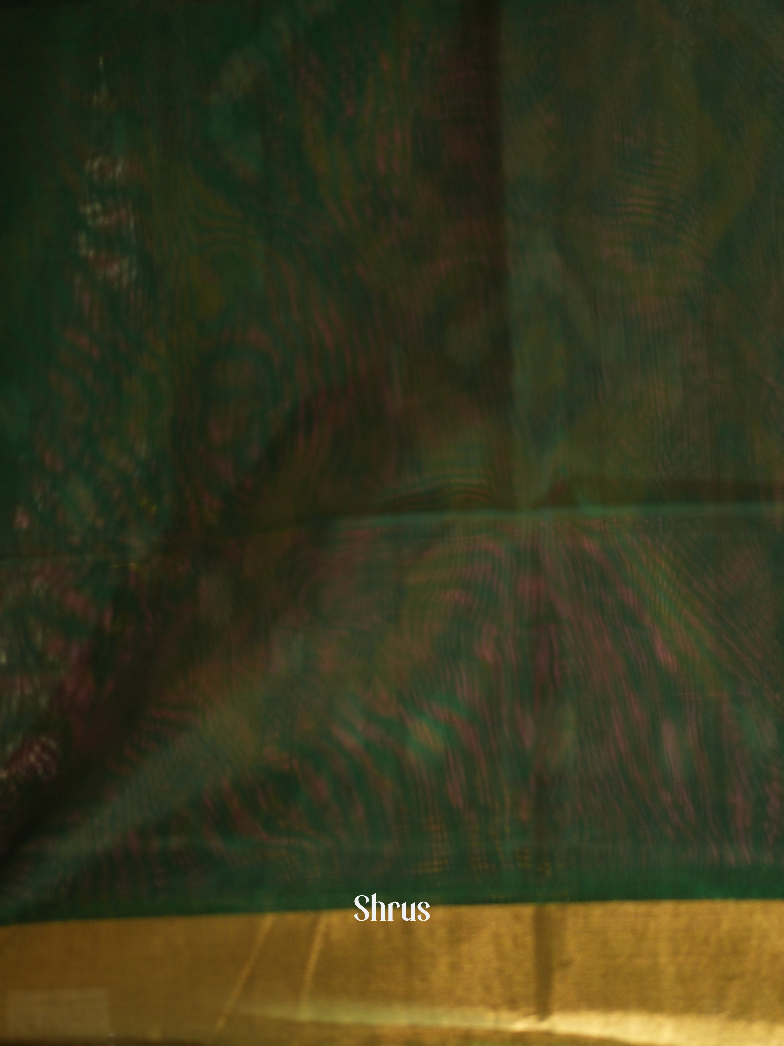 Maroon & Green - Pochampally sico Saree - Shop on ShrusEternity.com