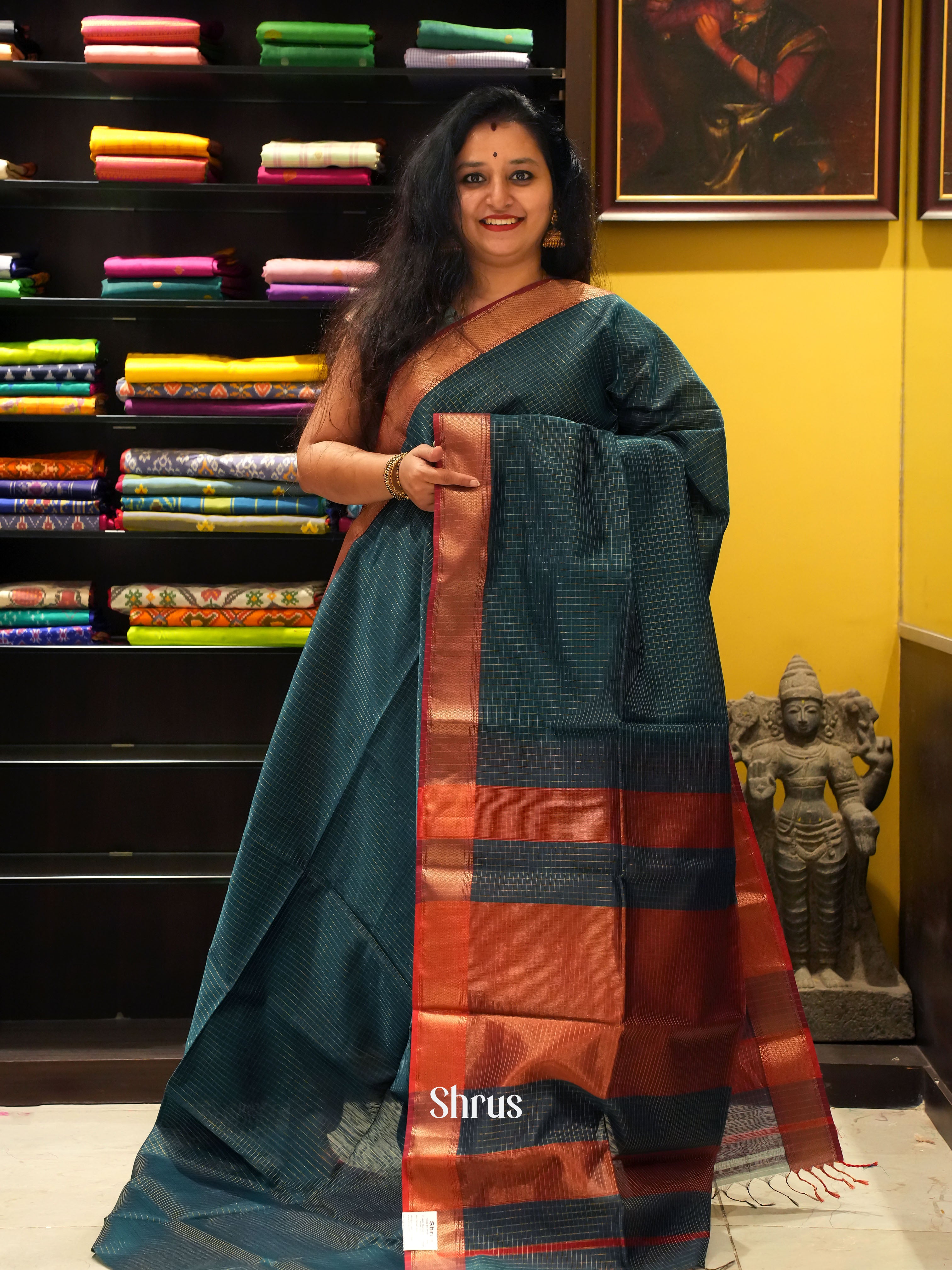 CGS15008- Maheshwari silkcotton - Shop on ShrusEternity.com