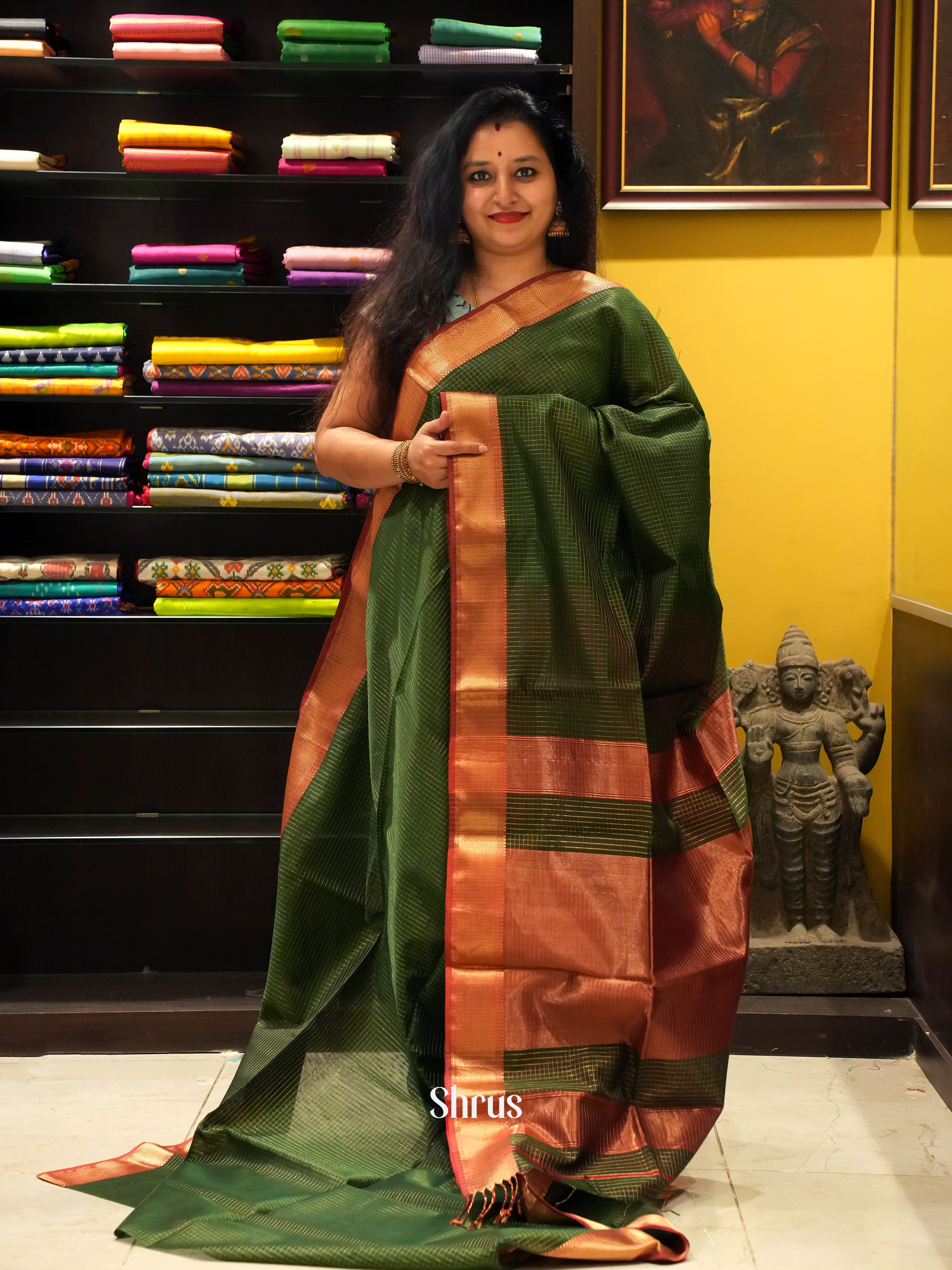 CGS15018- Maheshwari silkcotton - Shop on ShrusEternity.com