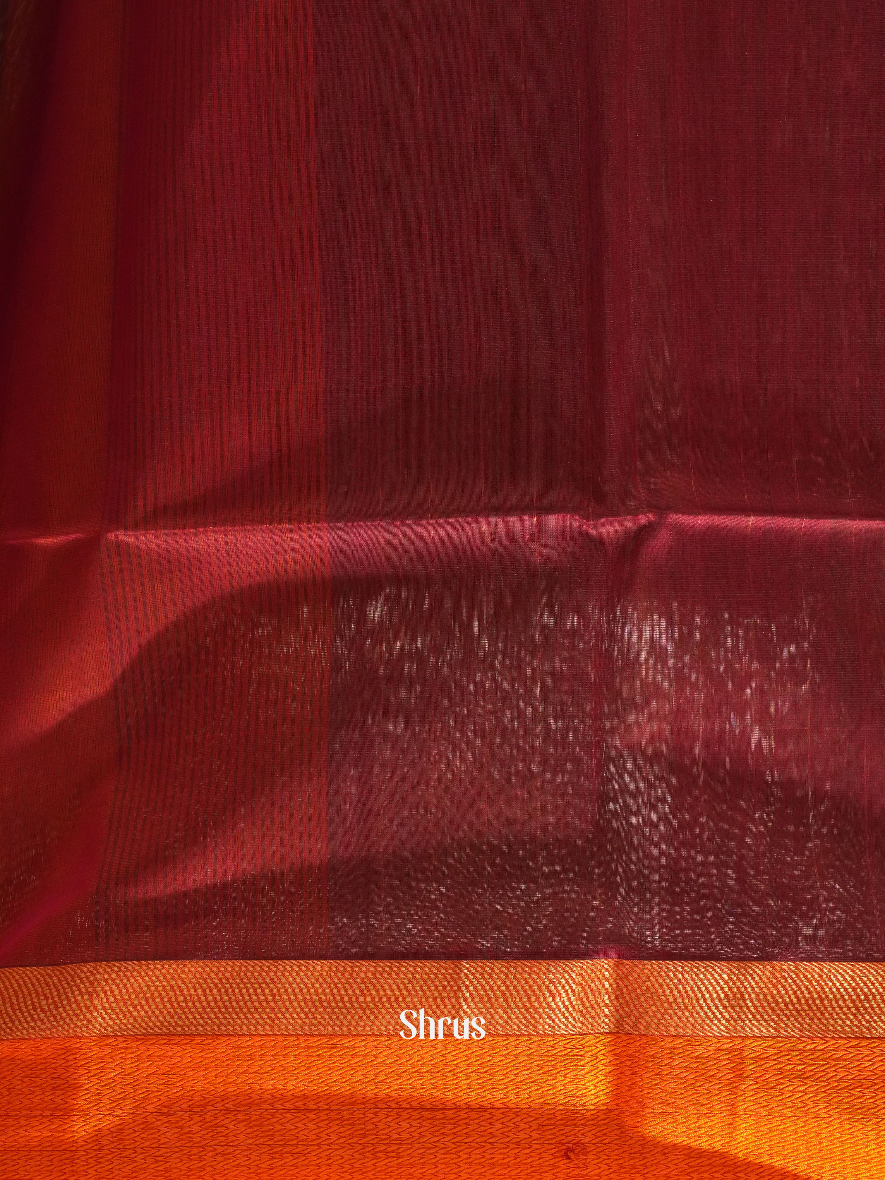 Green & Maroon - Maheshwari silkcotton - Shop on ShrusEternity.com