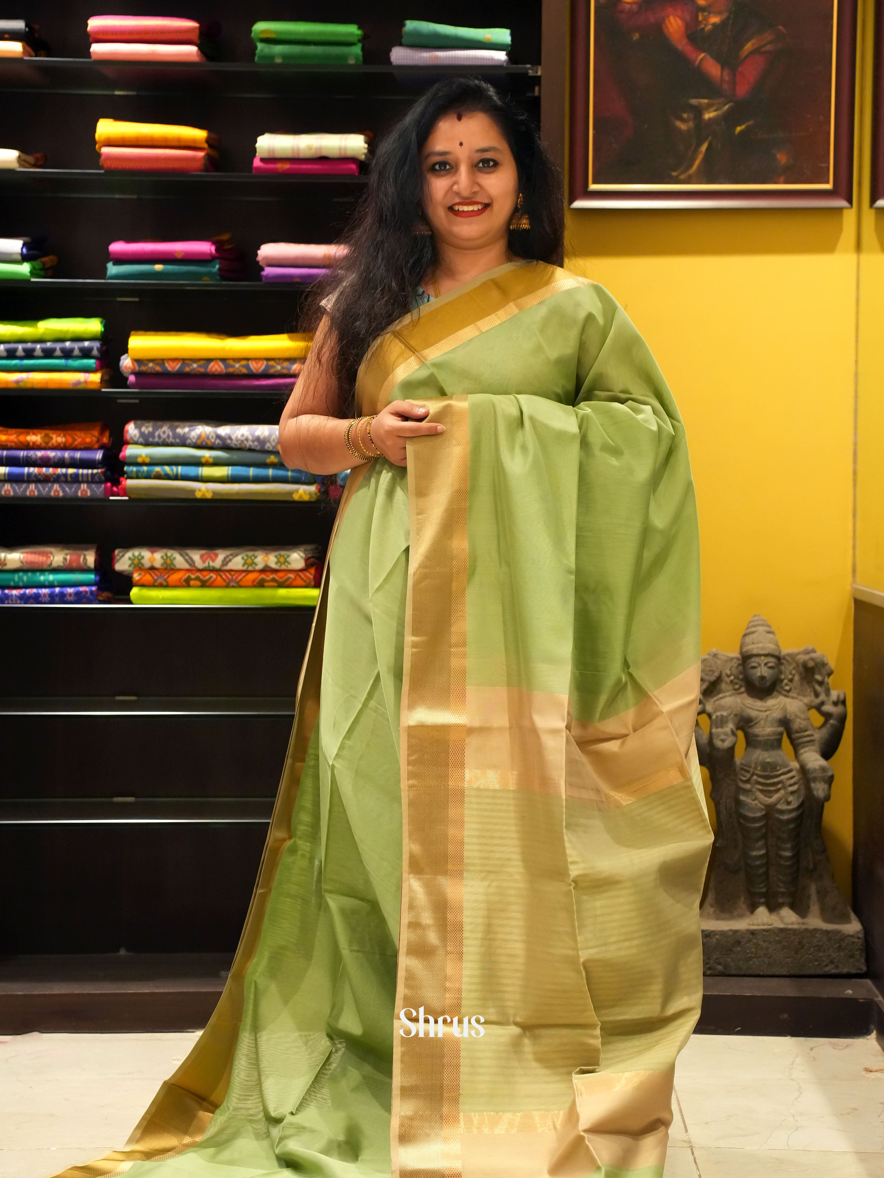 CGS15025- Maheshwari silkcotton - Shop on ShrusEternity.com