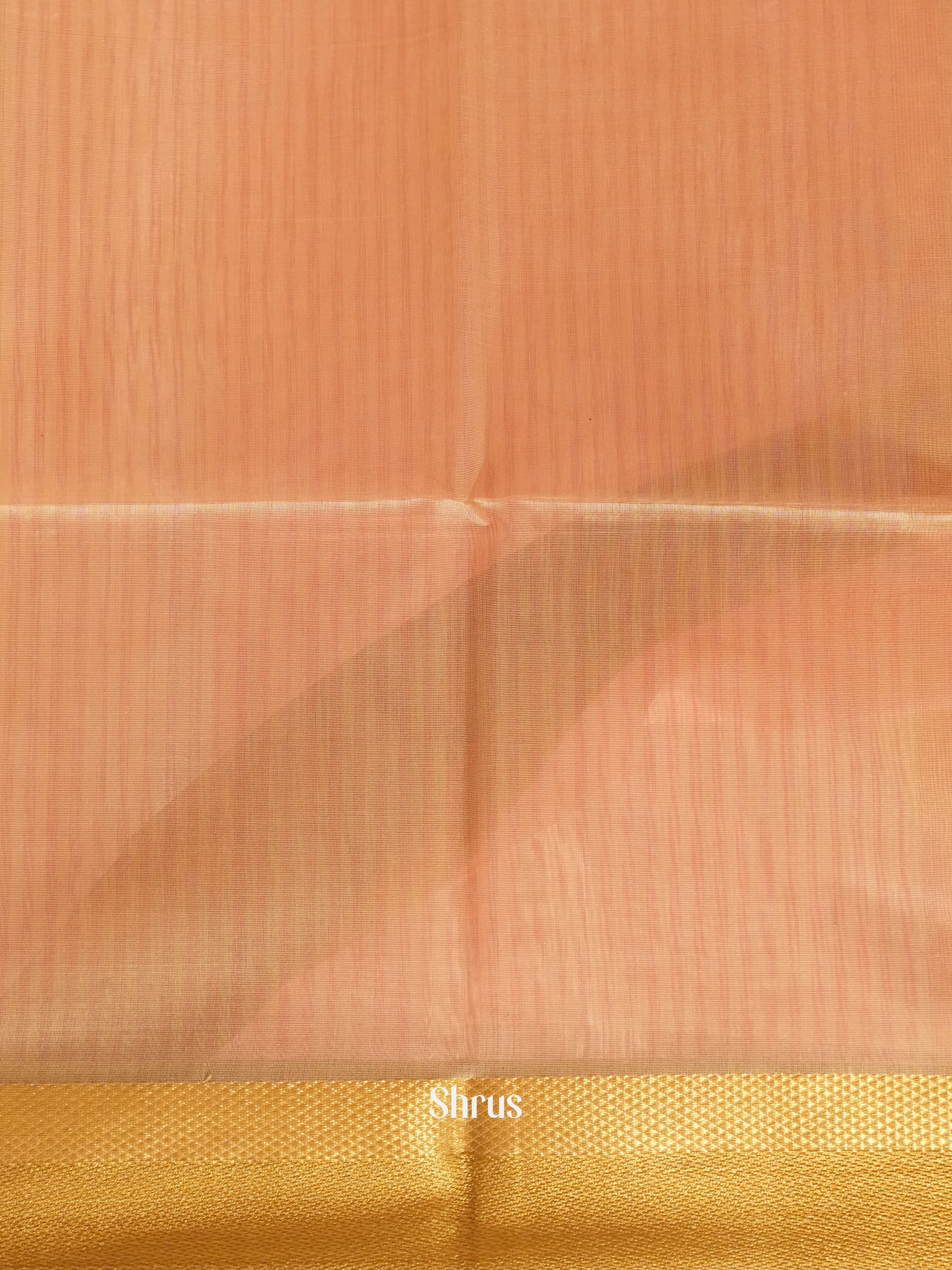 Pink & Peach - Maheshwari silkcotton Saree - Shop on ShrusEternity.com