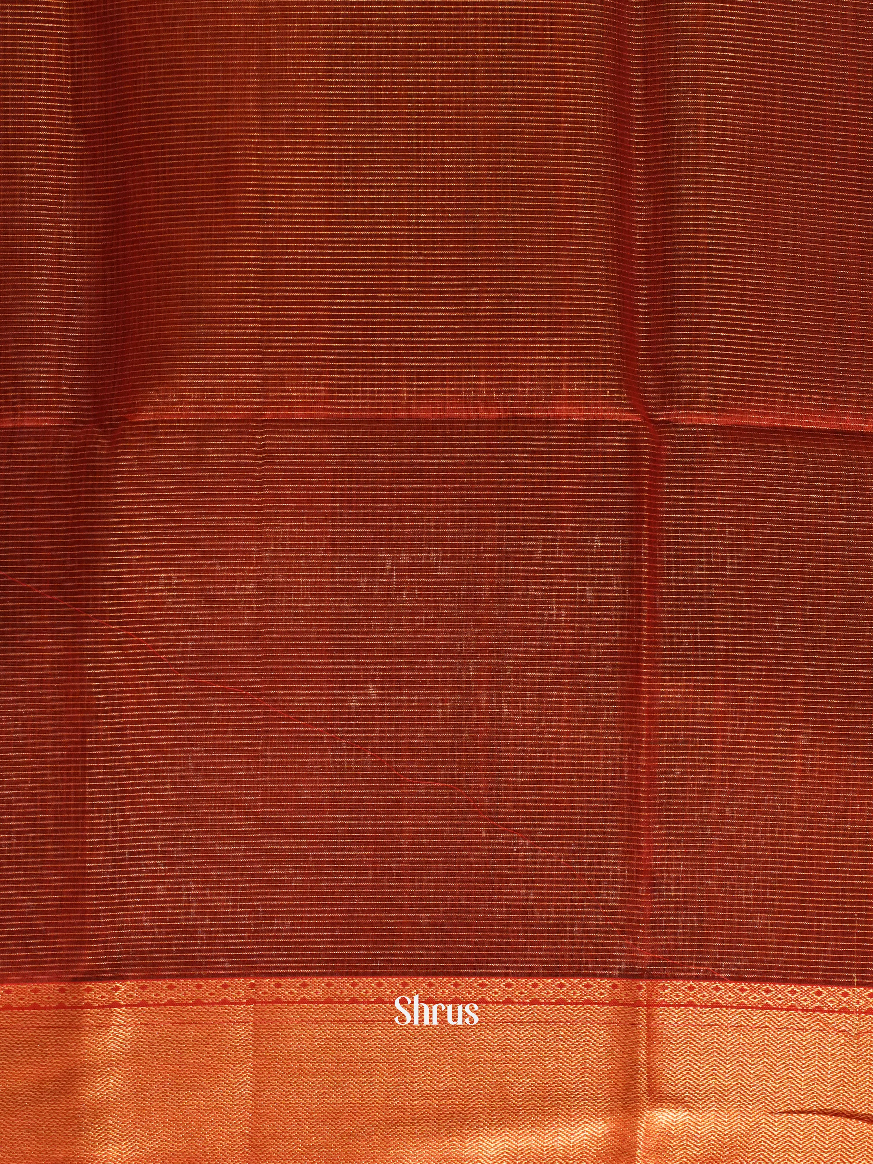 Black & Red - Maheshwari silkcotton Saree - Shop on ShrusEternity.com