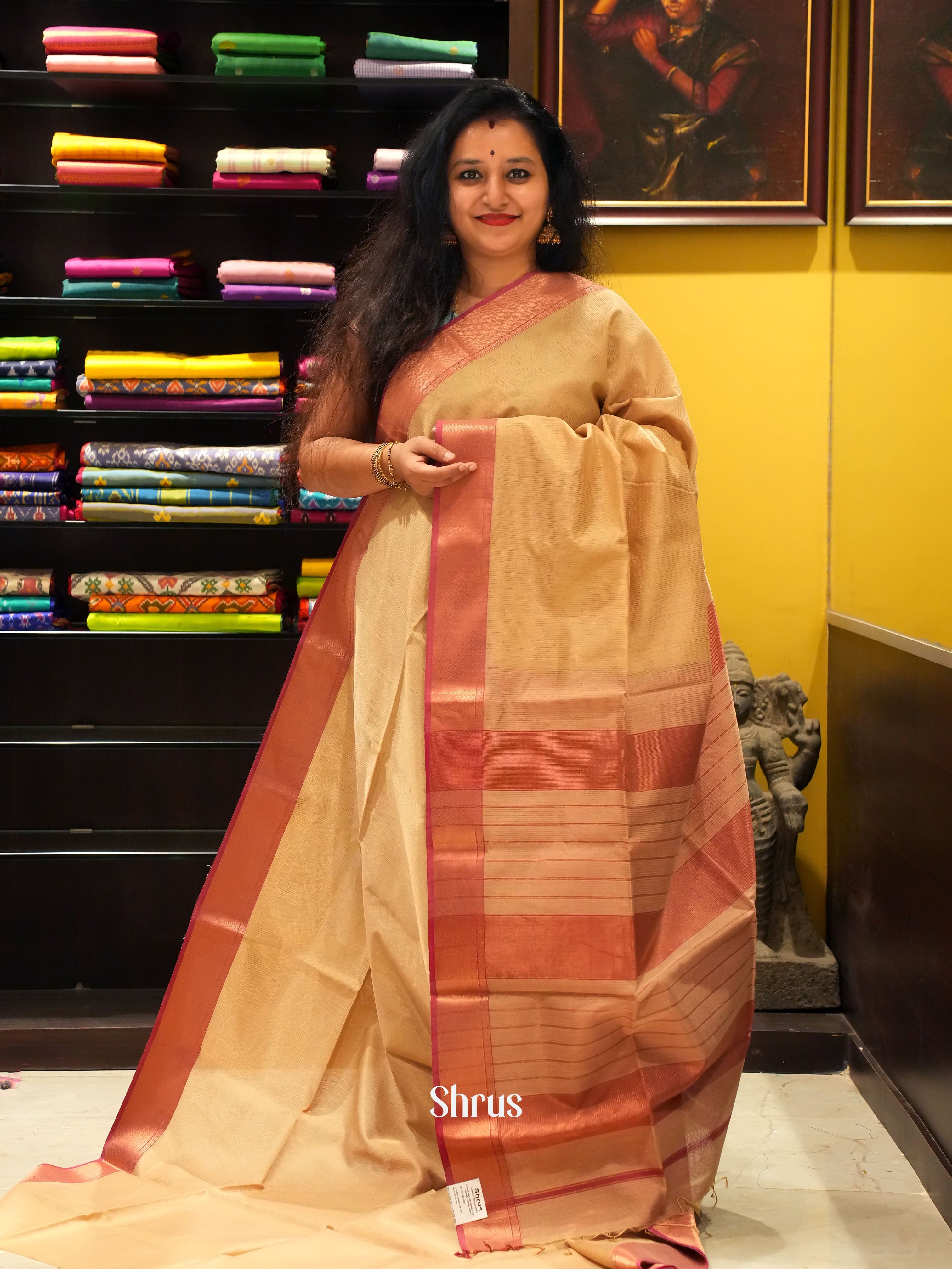 CGS15042- Maheshwari silkcotton - Shop on ShrusEternity.com