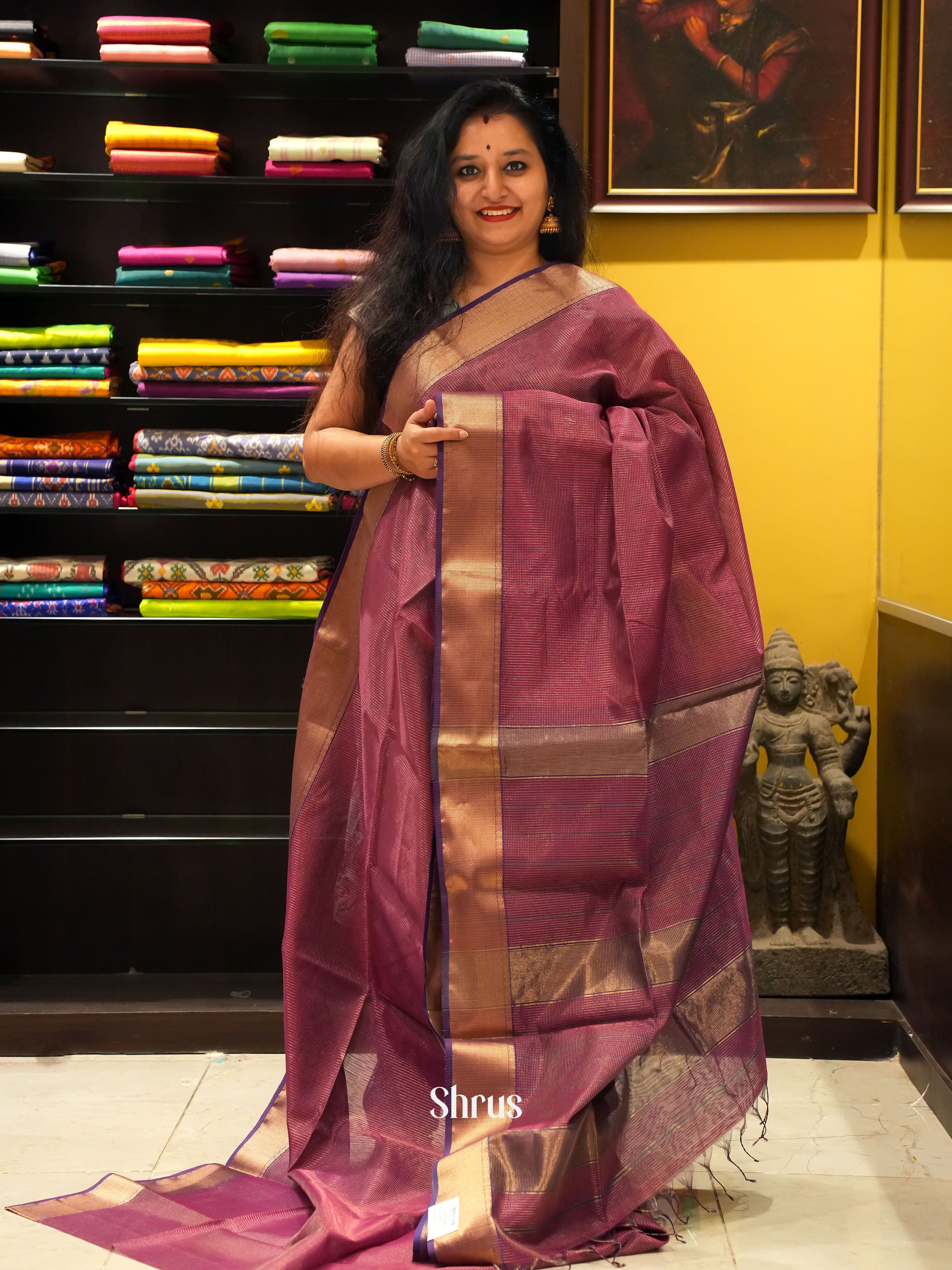 CGS15049-Maheshwari silkcotton - Shop on ShrusEternity.com