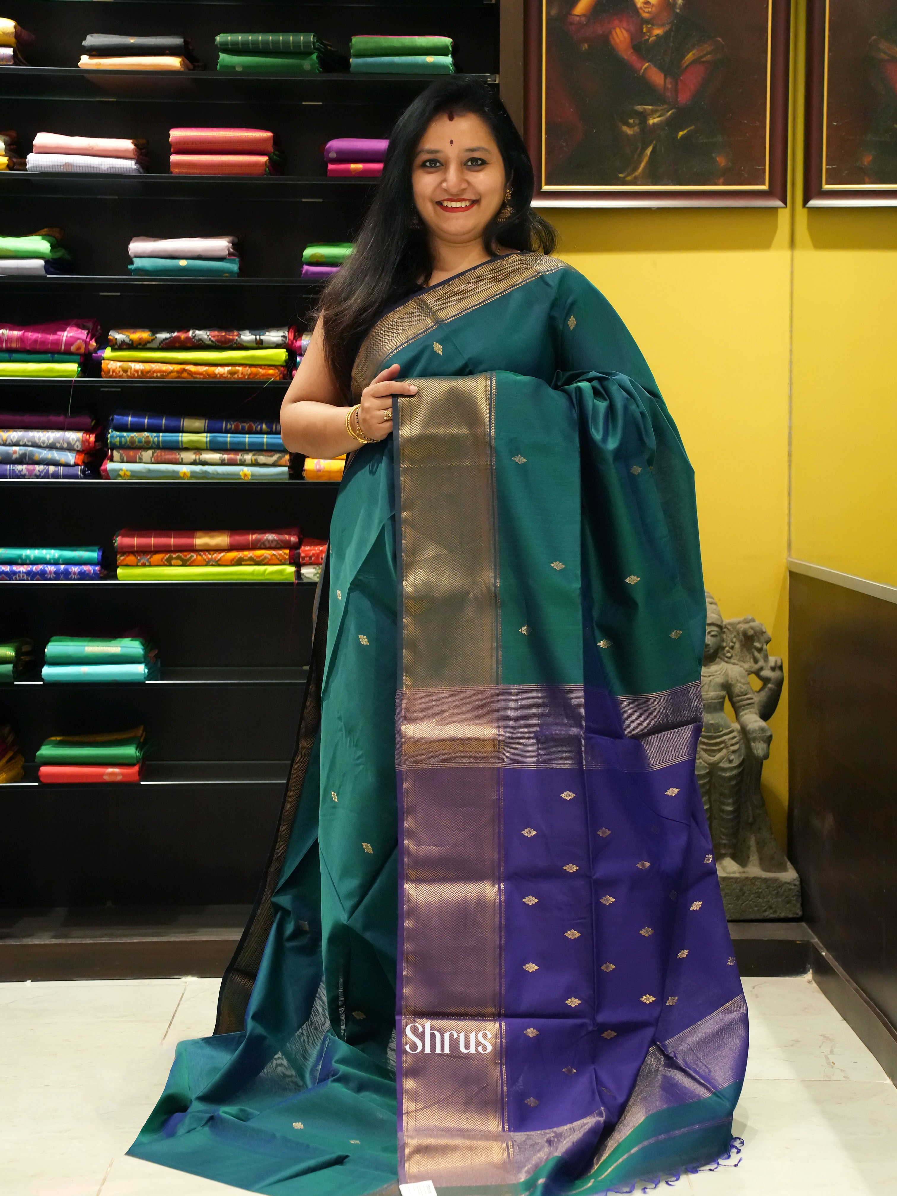 CGS15059 - Maheshwari silkcotton - Shop on ShrusEternity.com