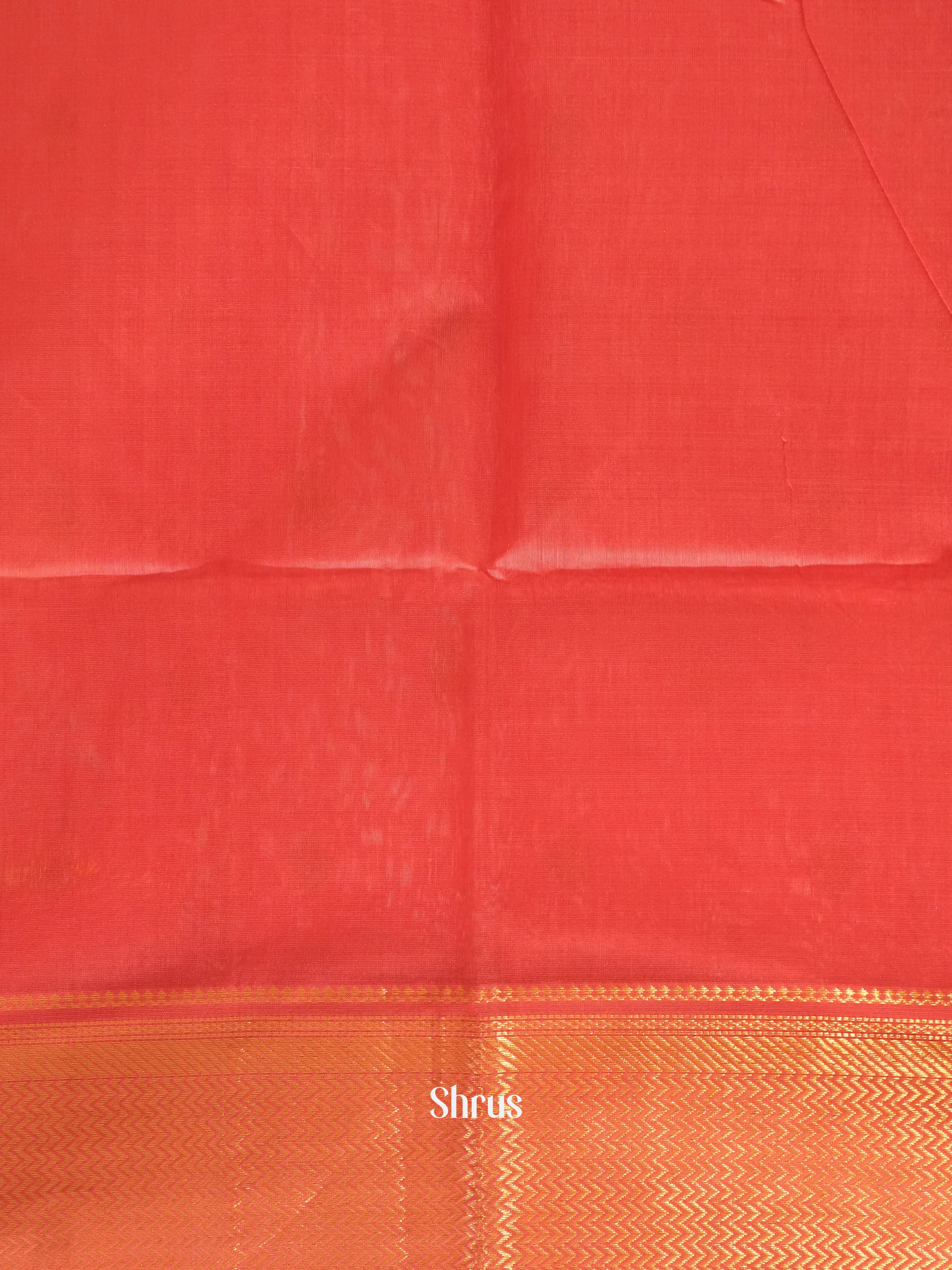Pink(single Tone) -Maheshwari silkcotton Saree - Shop on ShrusEternity.com