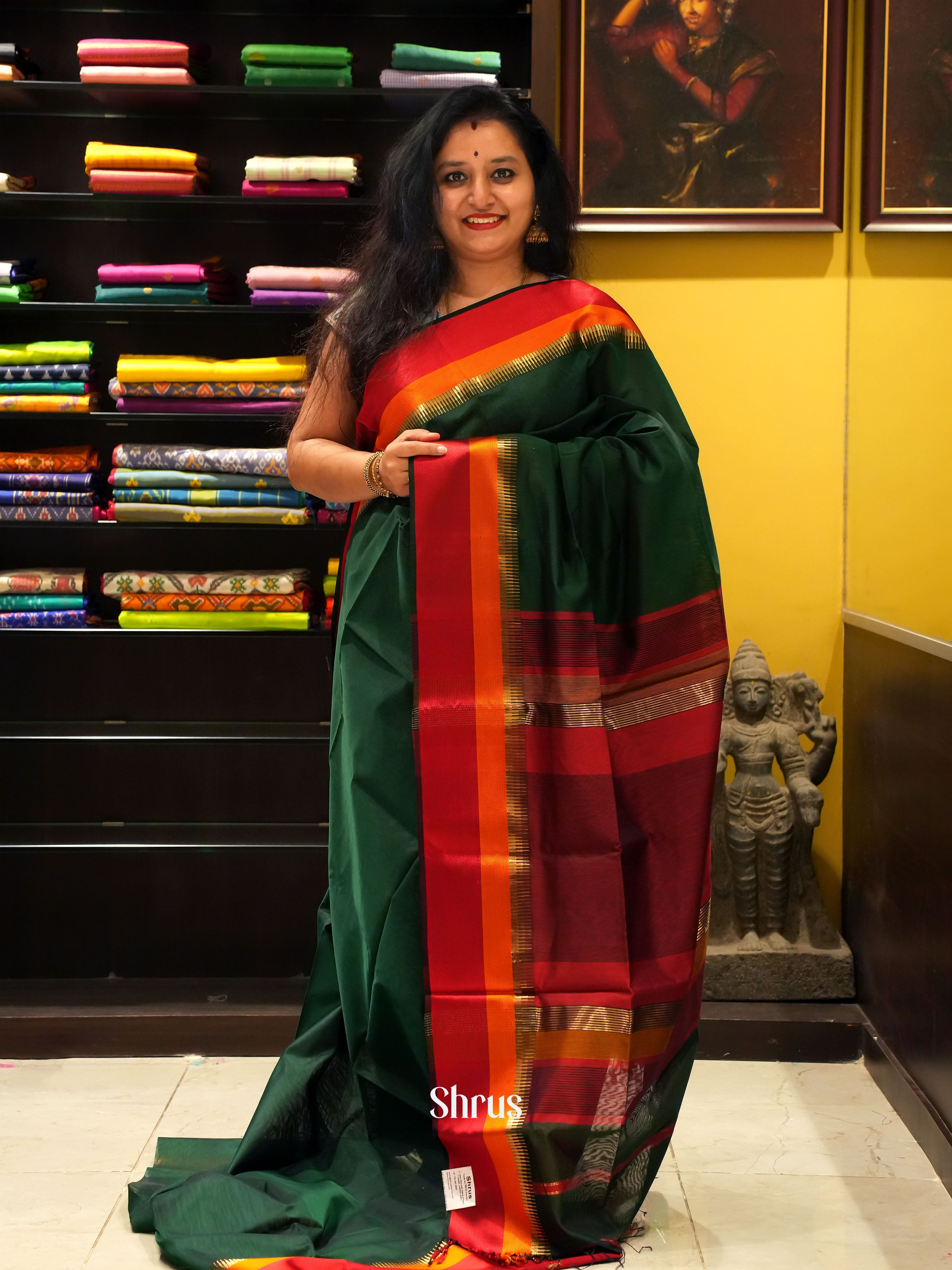 CGS15065-Maheshwari silkcotton - Shop on ShrusEternity.com