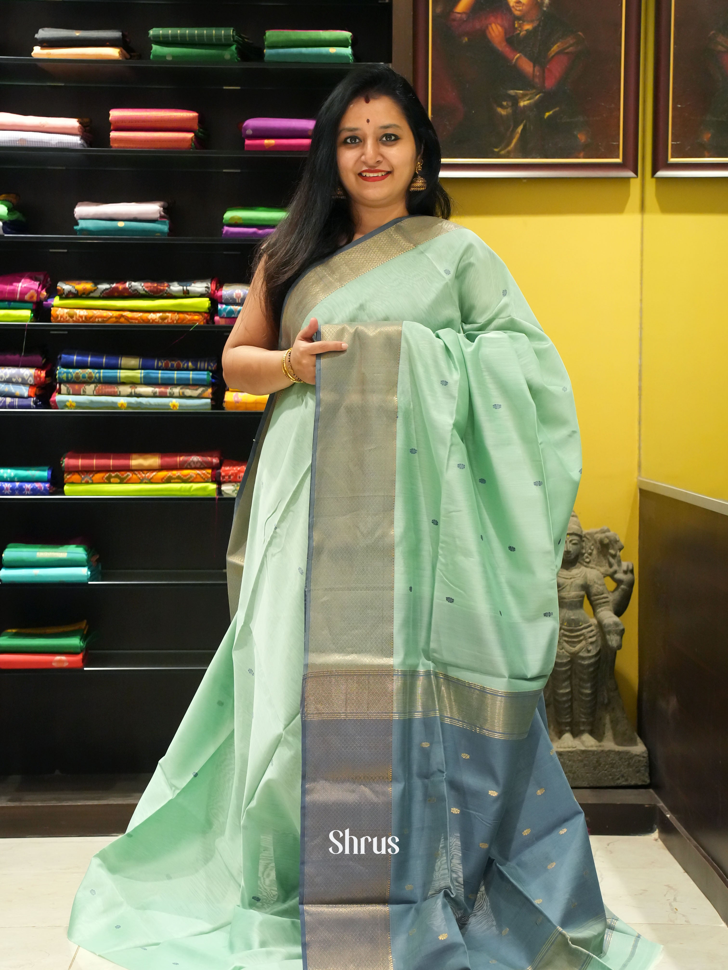 CGS15076 - Maheshwari silkcotton - Shop on ShrusEternity.com