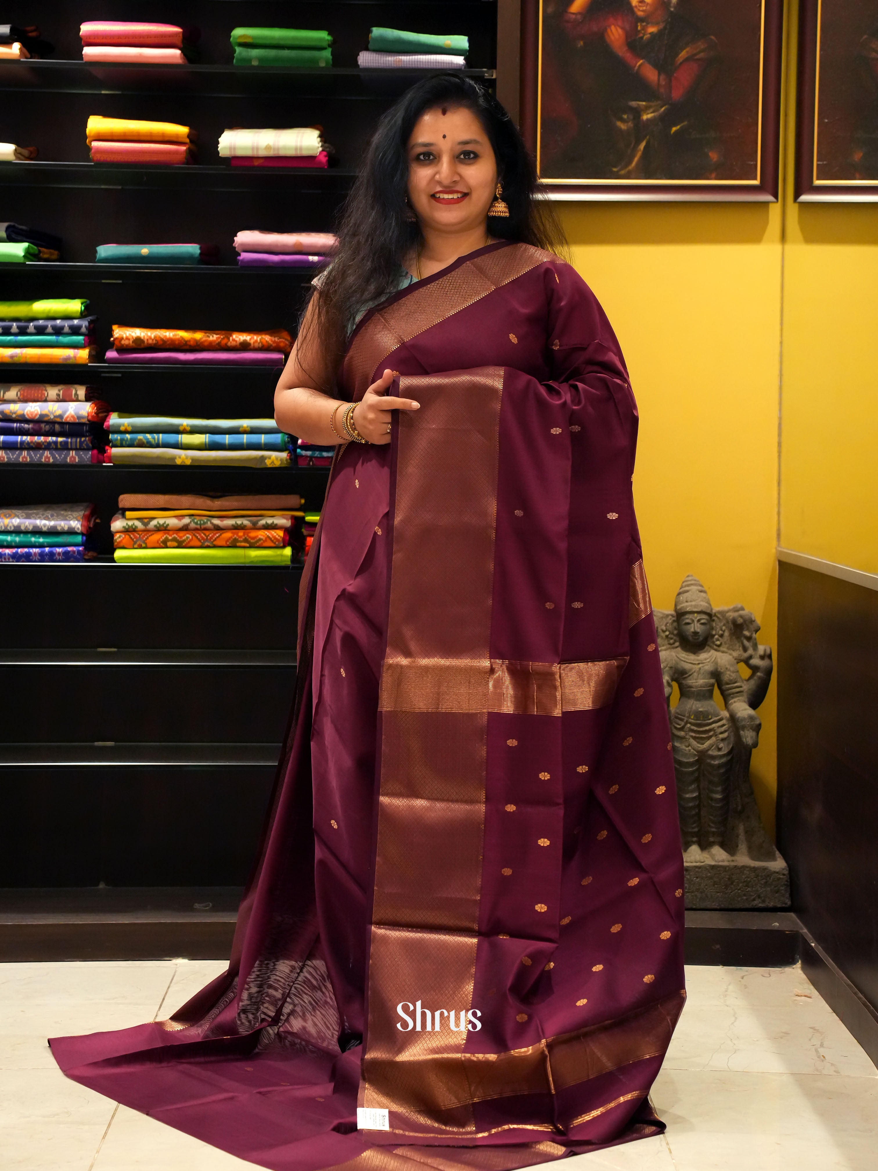 CGS15090-Maheshwari silkcotton - Shop on ShrusEternity.com