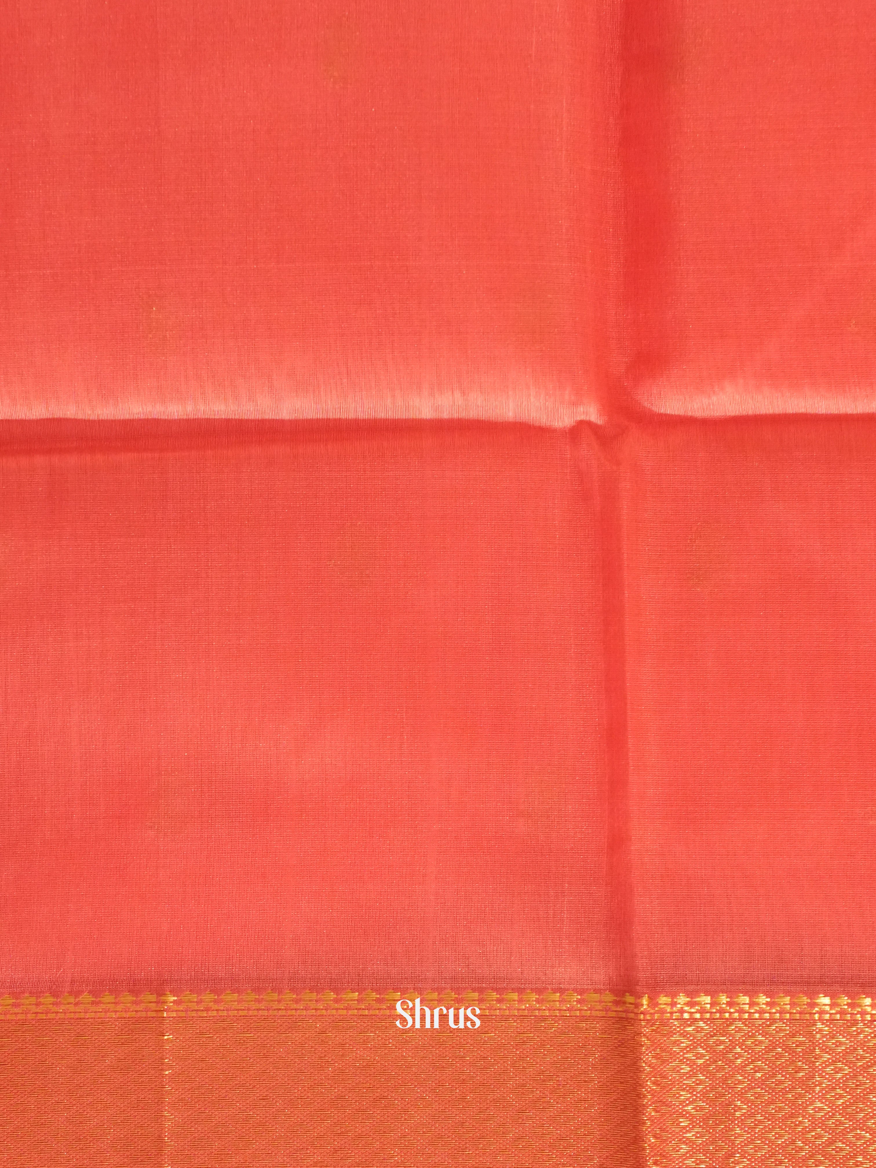 Pink(Single Tone) -Maheshwari silkcotton Saree - Shop on ShrusEternity.com