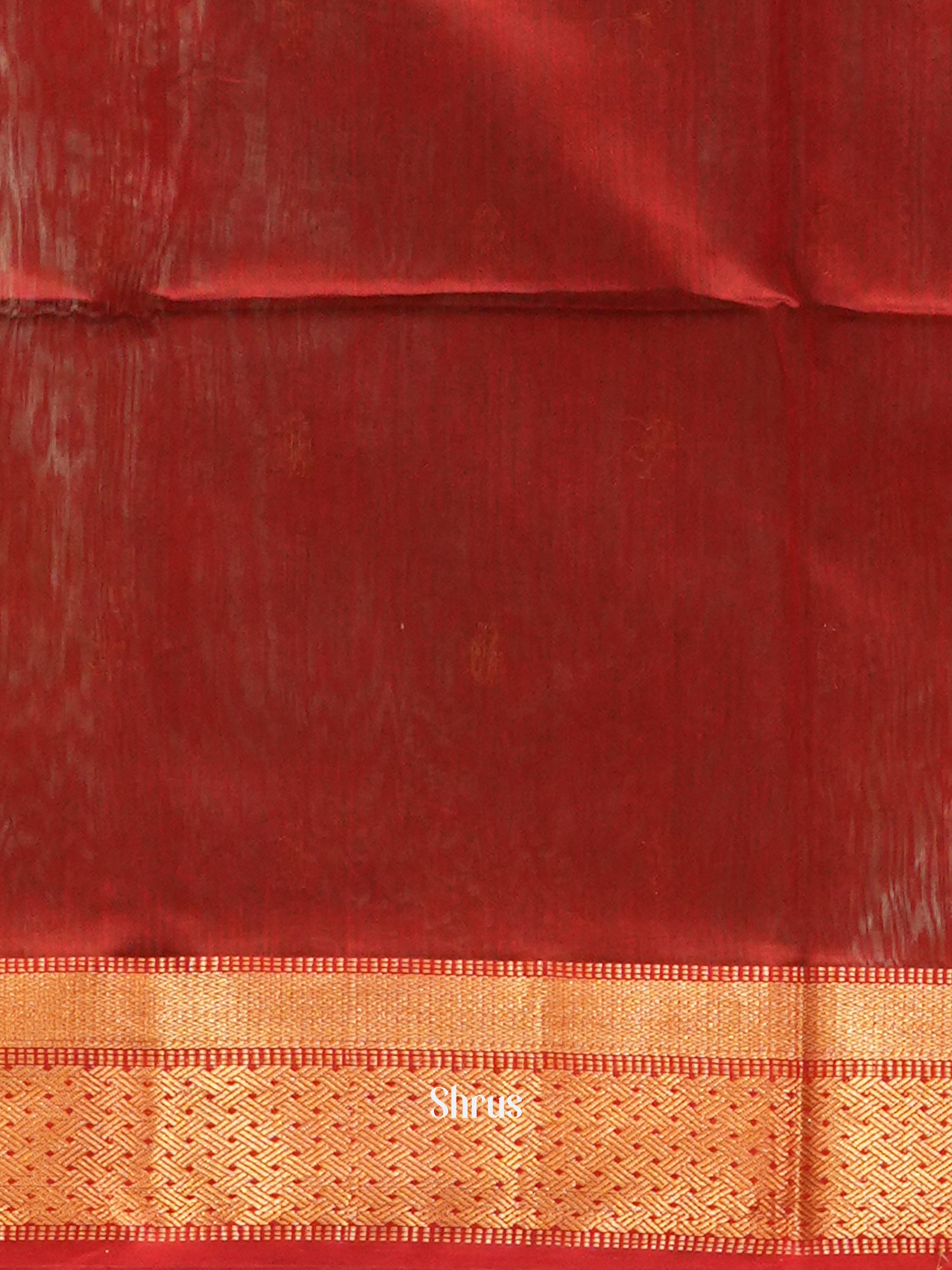 Green & Red - Maheswari sico Saree - Shop on ShrusEternity.com