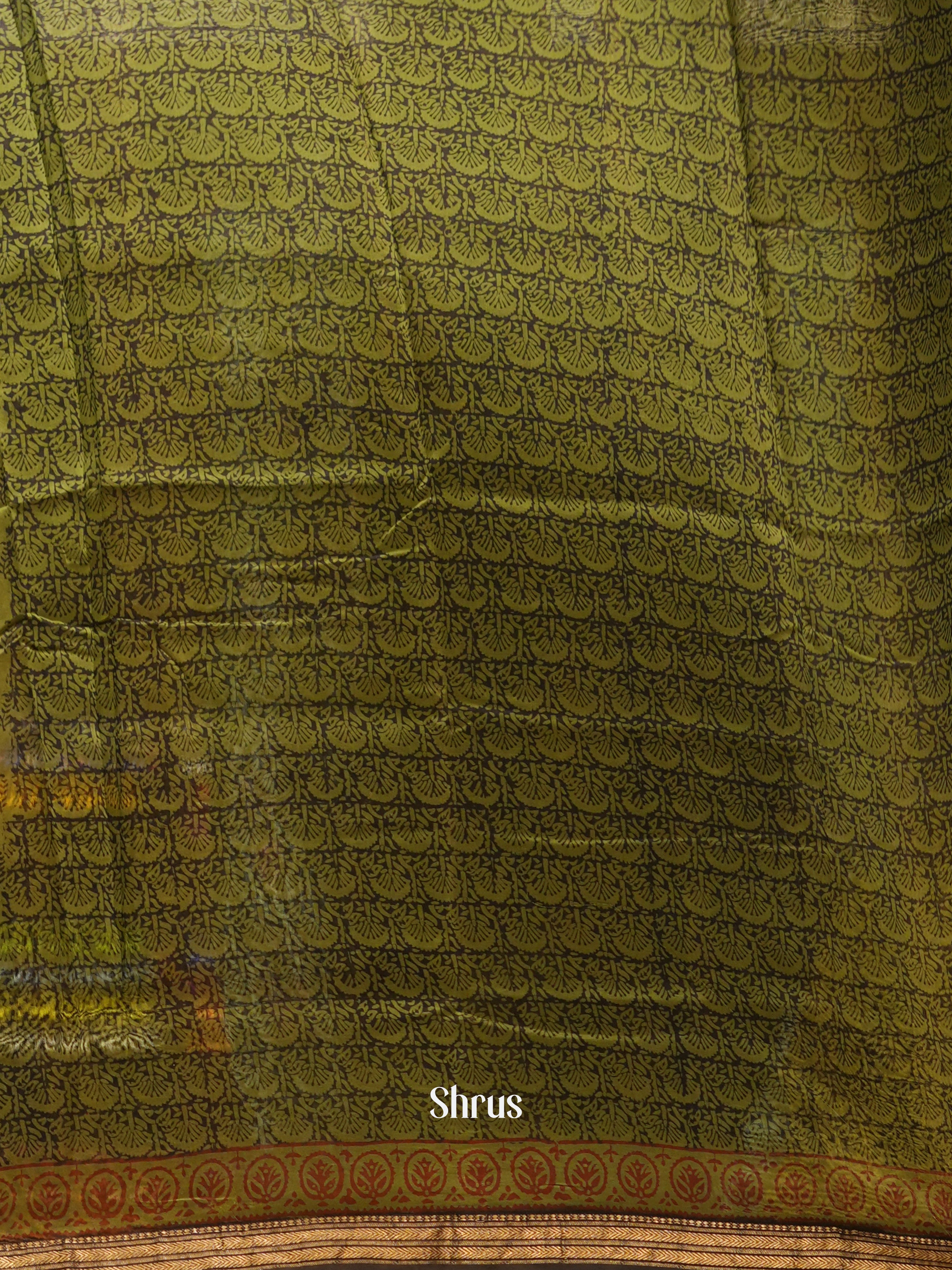 Green & Black - Maheswari sico Saree - Shop on ShrusEternity.com