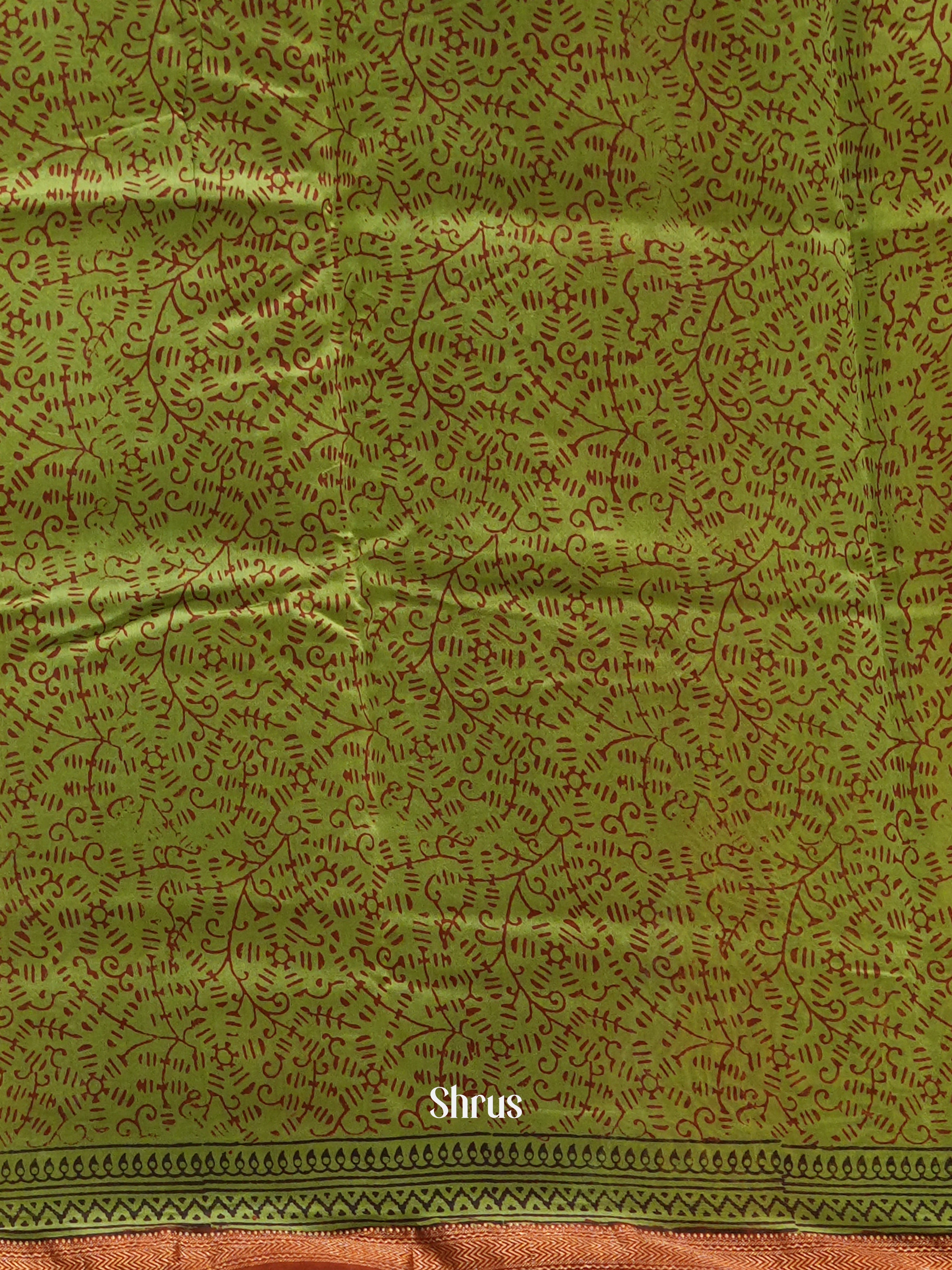 Green & Maroon- Maheswari sico Saree - Shop on ShrusEternity.com