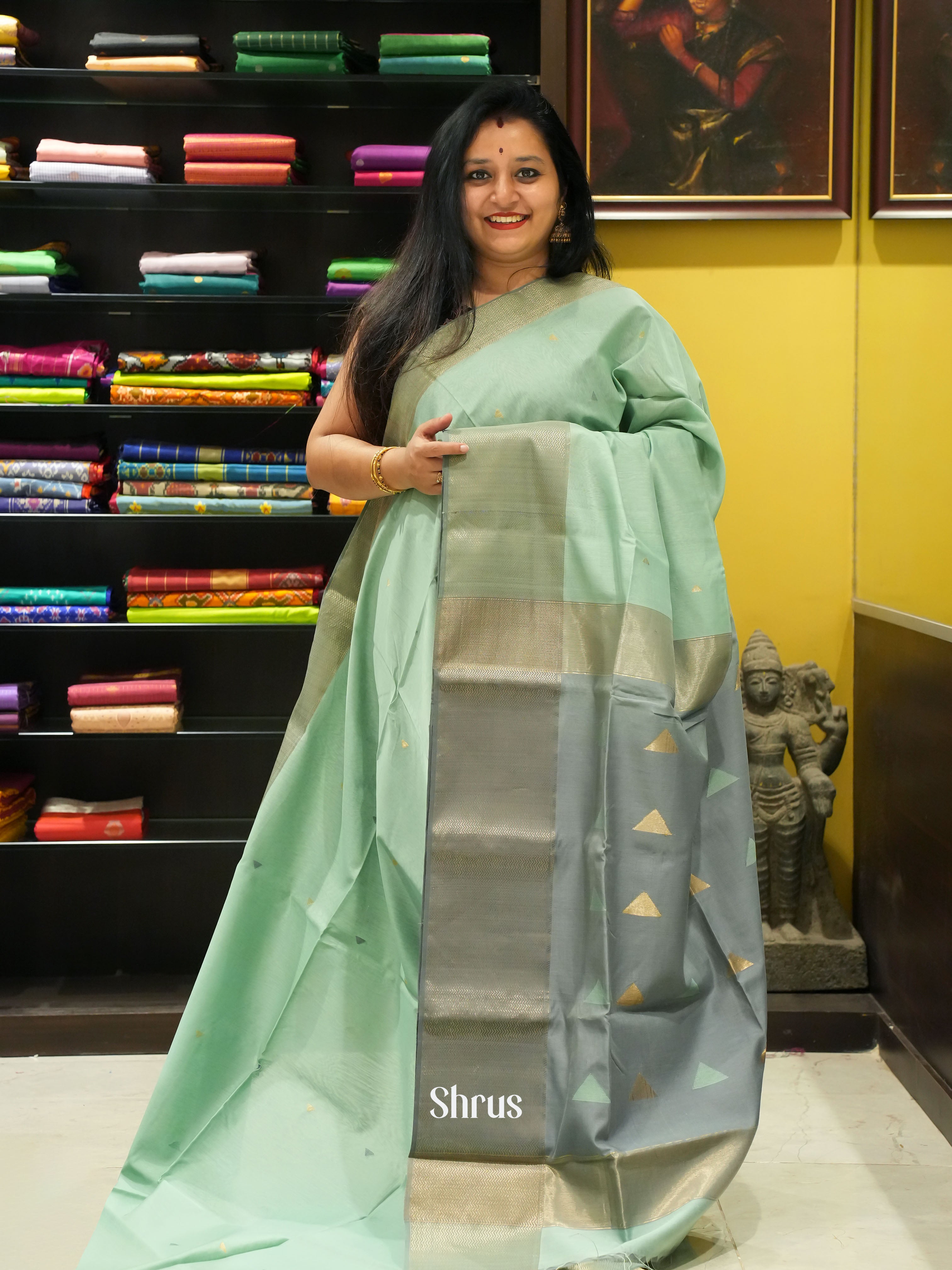 CGS15138 - Maheshwari silkcotton - Shop on ShrusEternity.com