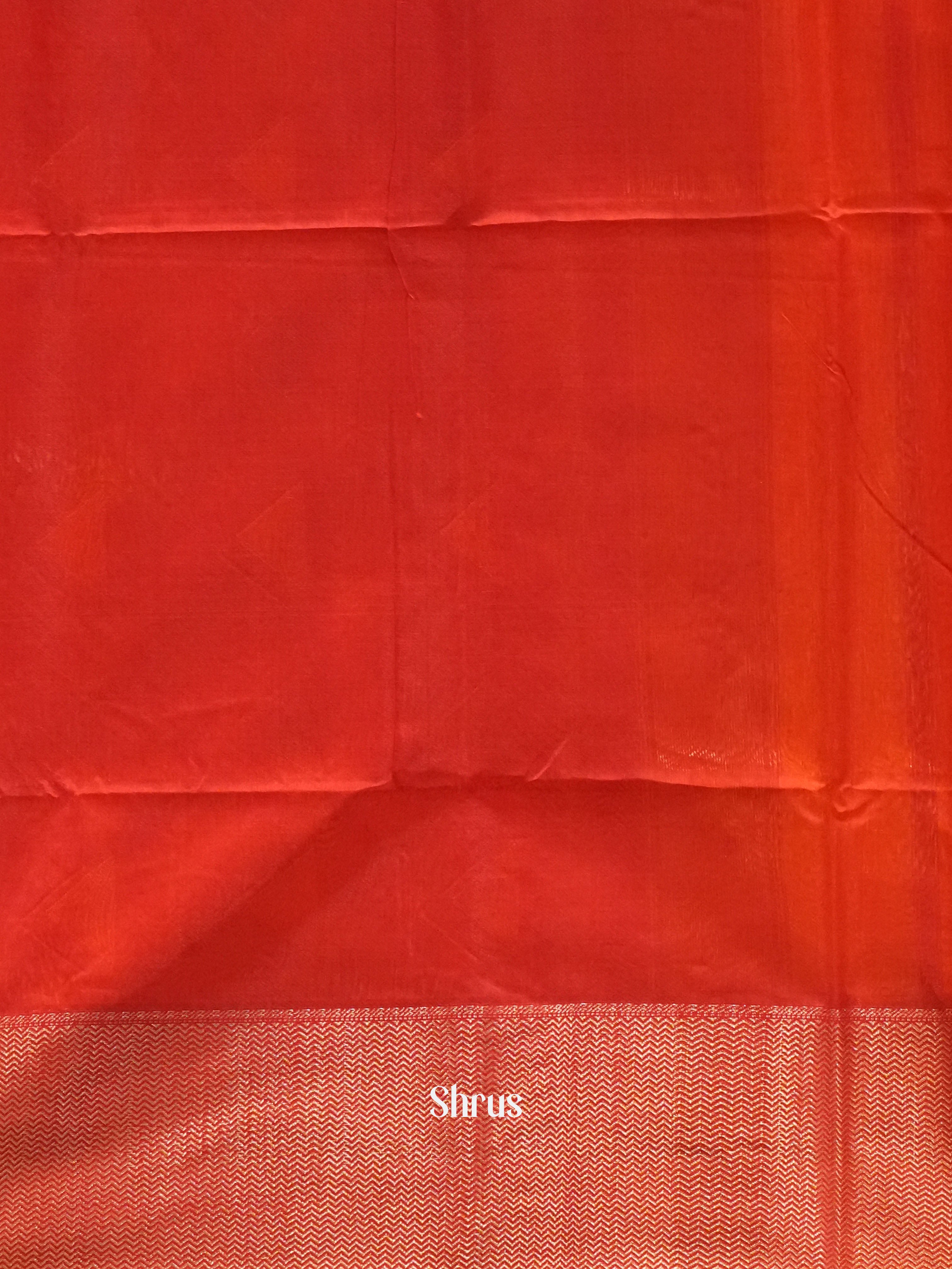 Yellow & Red - Maheshwari silkcotton - Shop on ShrusEternity.com