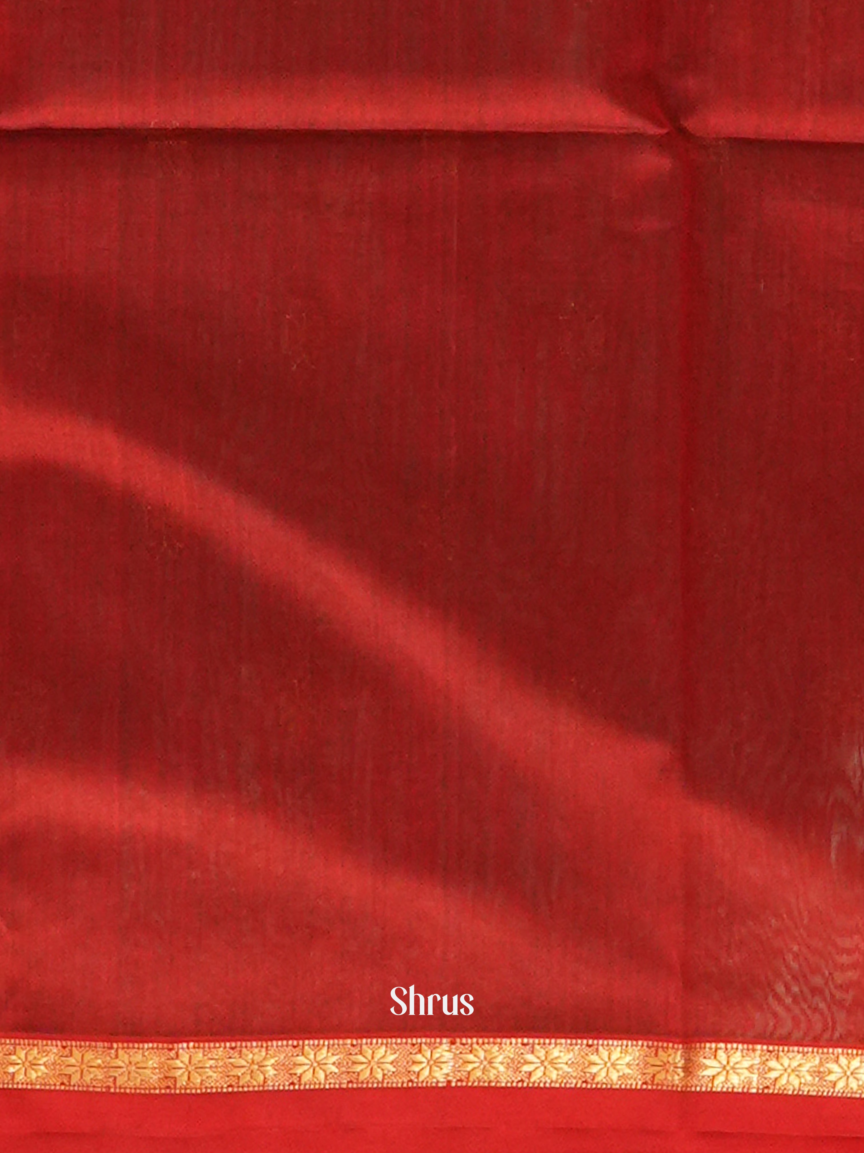 Peacock Green & Red - Maheswari sico Saree - Shop on ShrusEternity.com