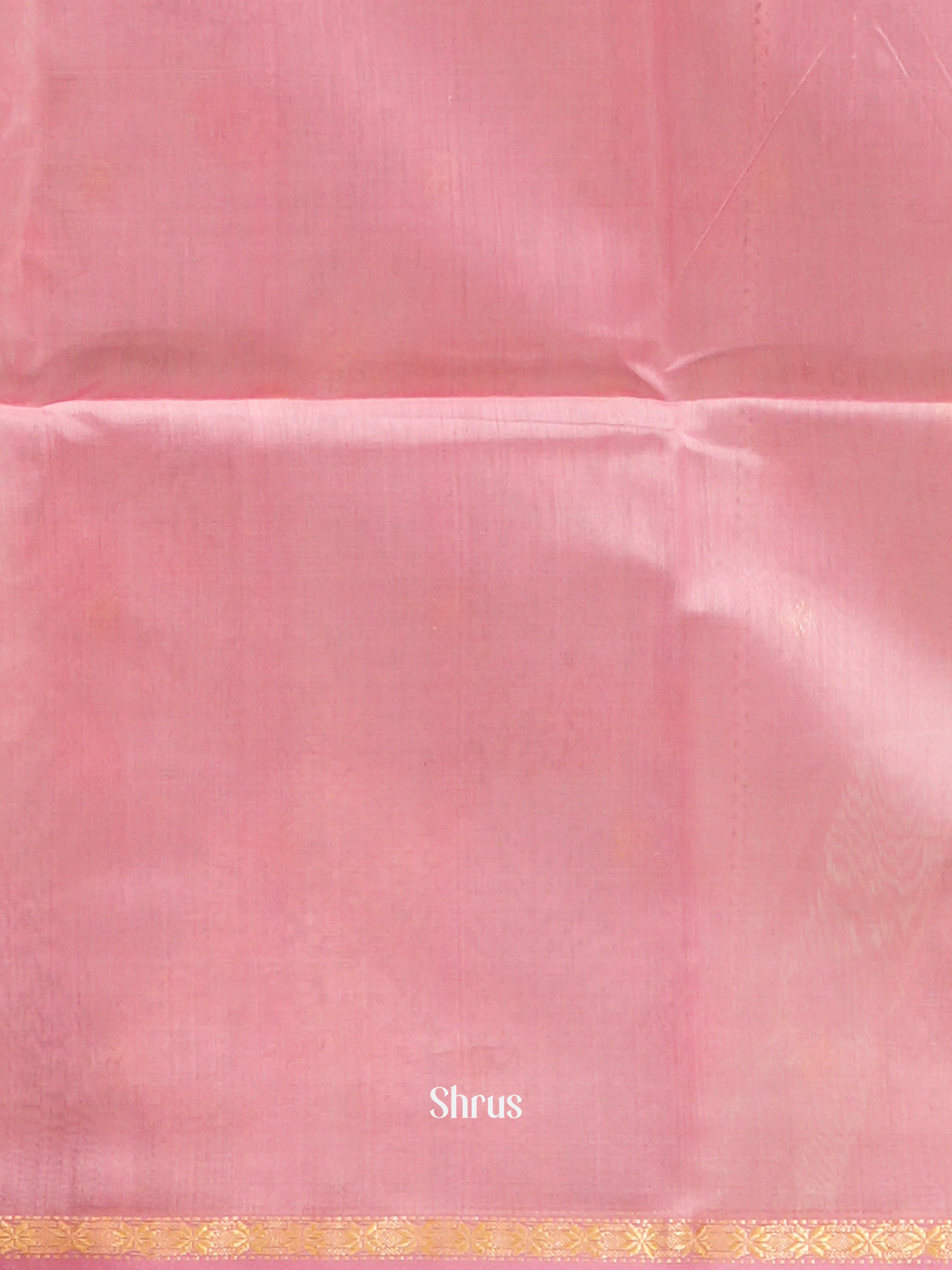 Pink(Single Tone) - Maheswari sico Saree - Shop on ShrusEternity.com