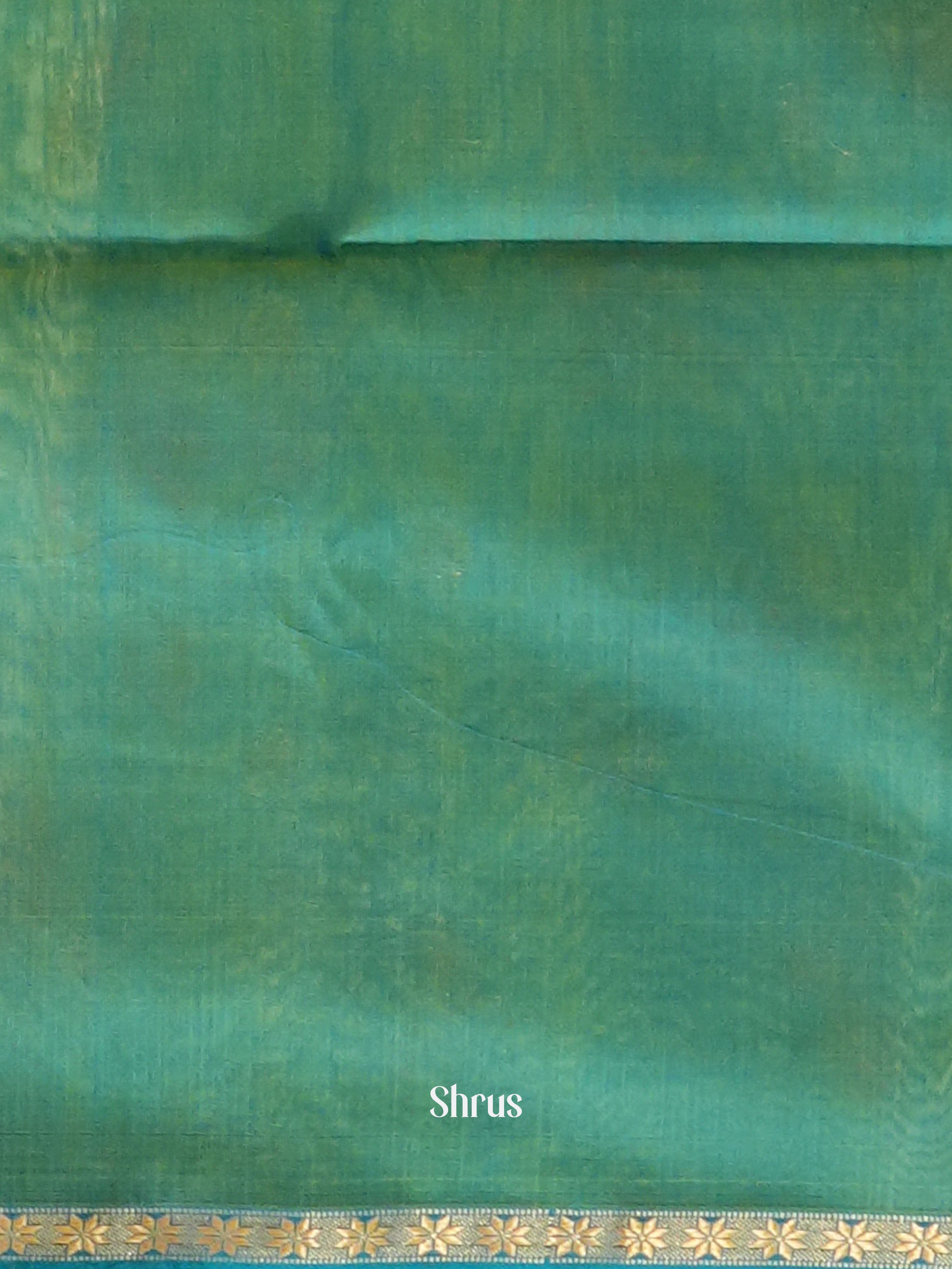 Yellow & Green - Maheswari sico Saree - Shop on ShrusEternity.com