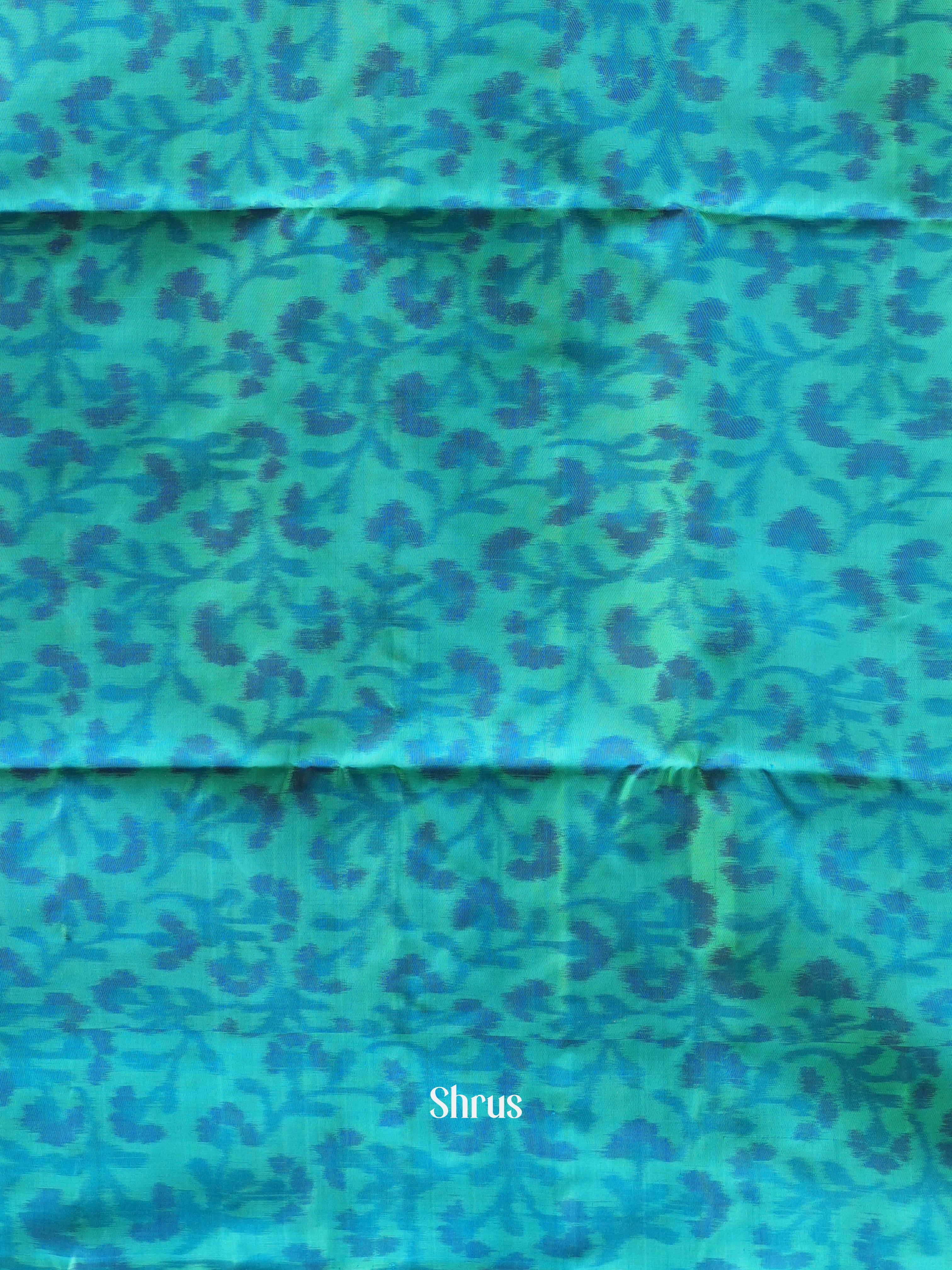 Pink & Teal - Soft Silk Saree - Shop on ShrusEternity.com
