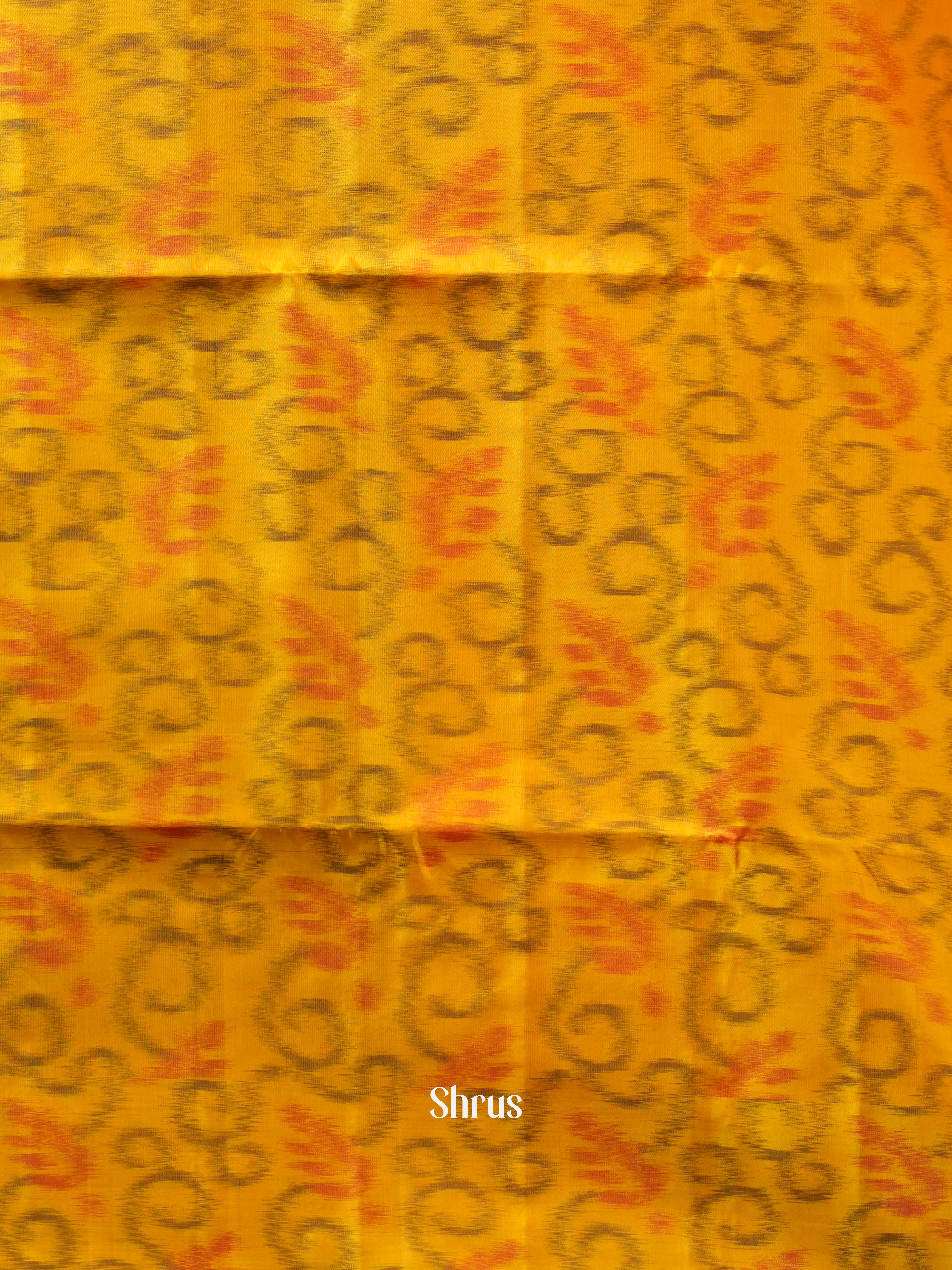 Black & Yellow - Soft Silk Saree - Shop on ShrusEternity.com