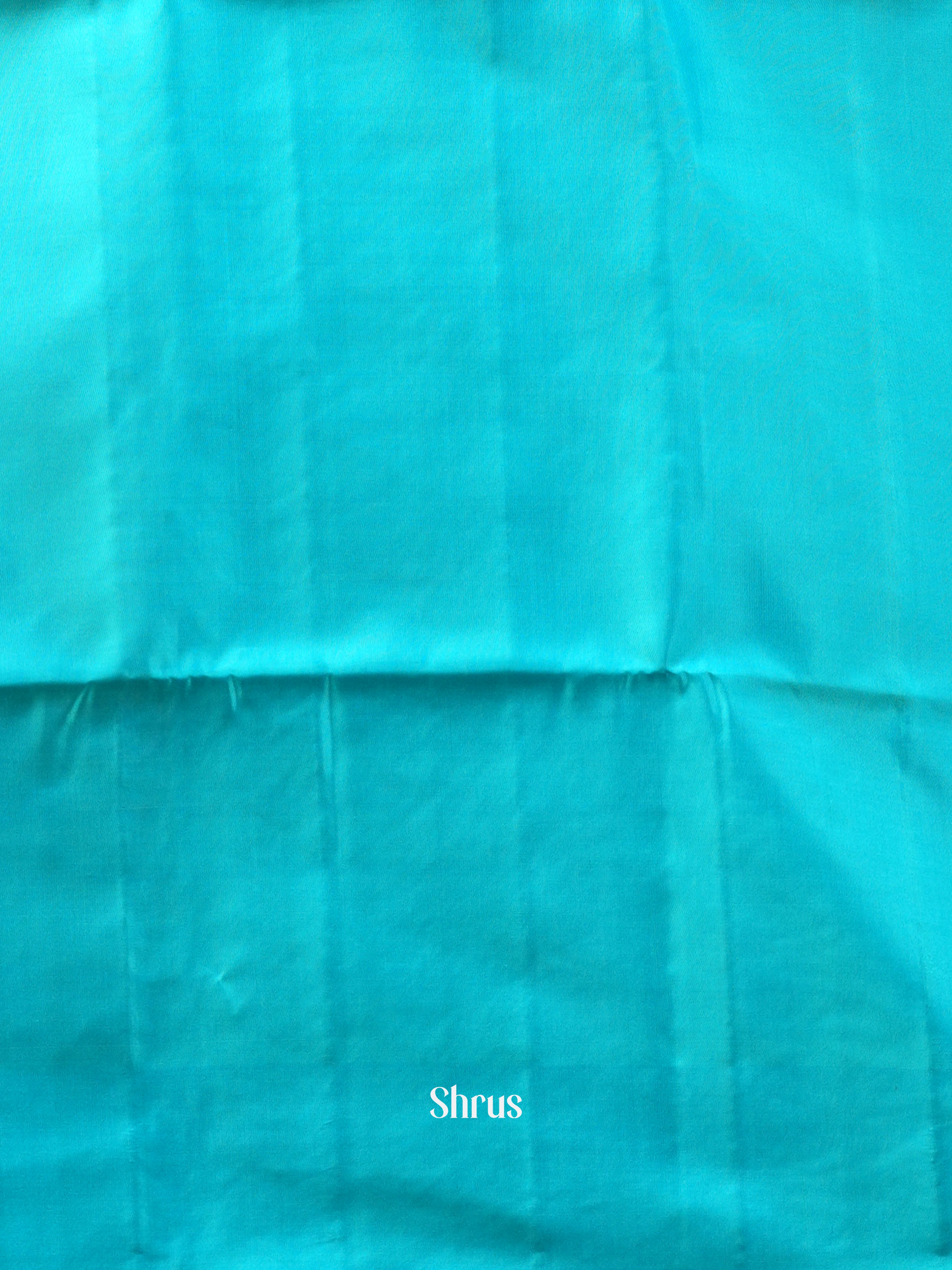 Green & Blue - Soft Silk Saree - Shop on ShrusEternity.com