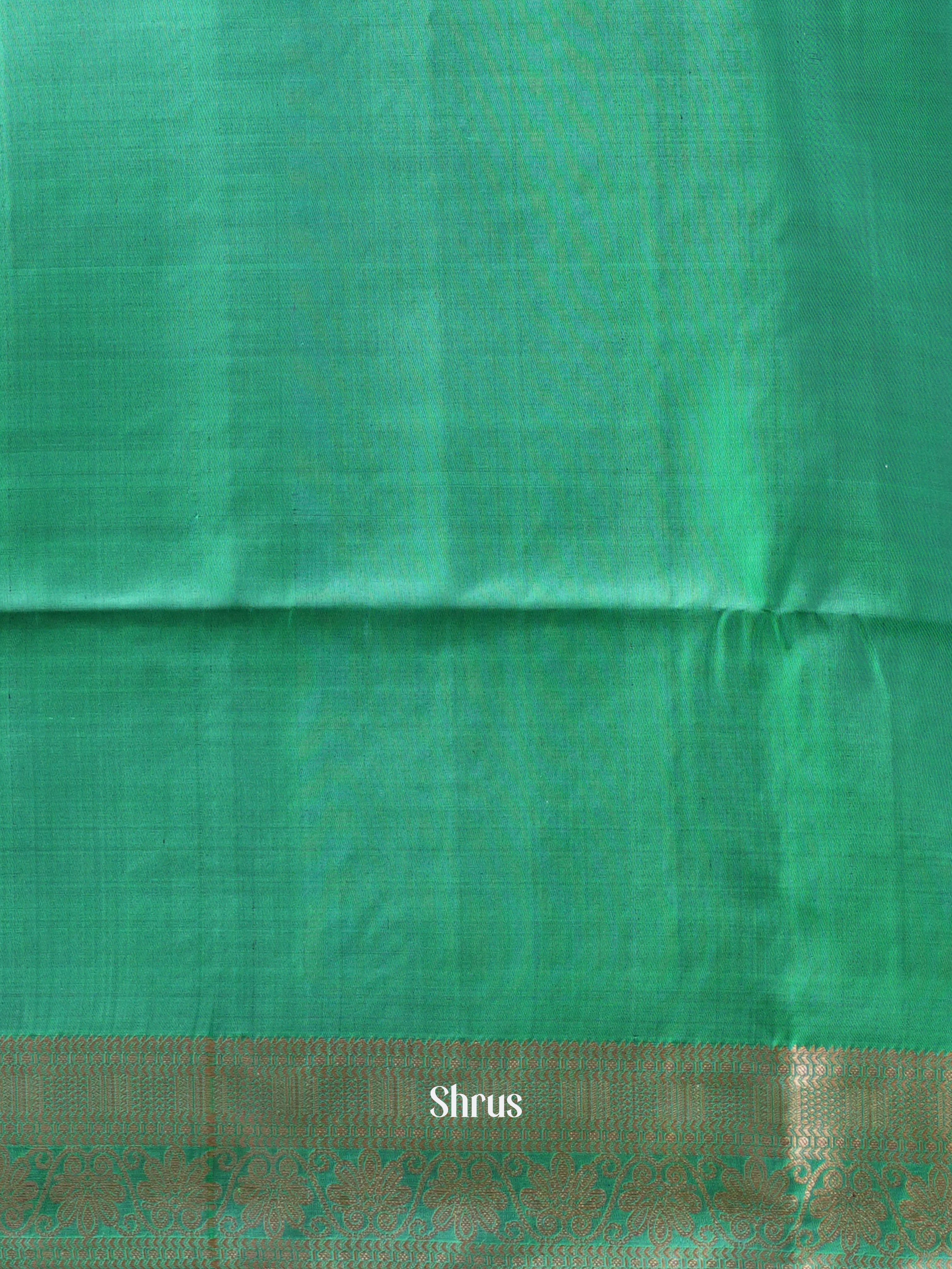 Purple & Green - Soft Silk Saree - Shop on ShrusEternity.com