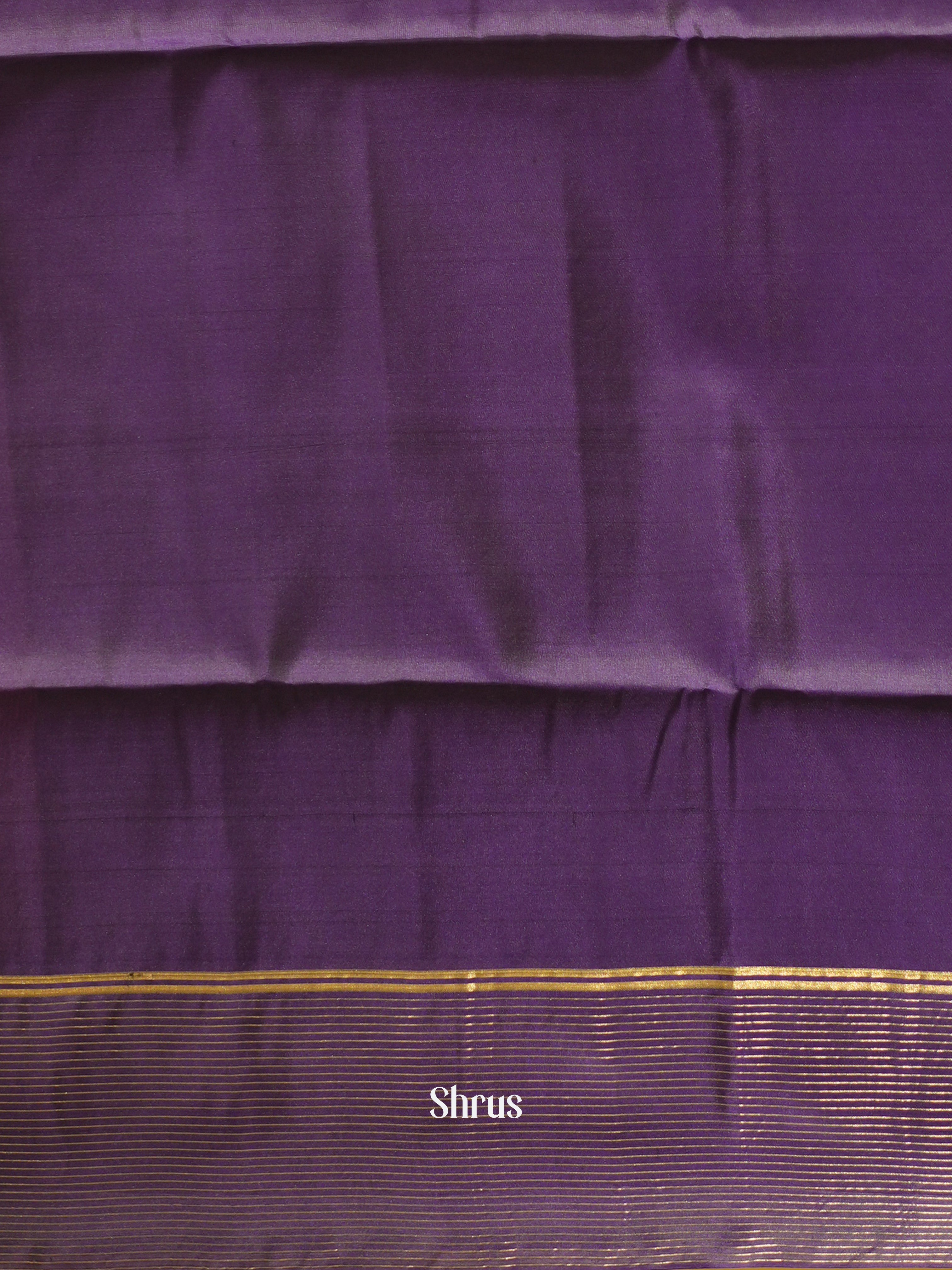 Orangish Pink & Violet - Soft Silk Saree - Shop on ShrusEternity.com