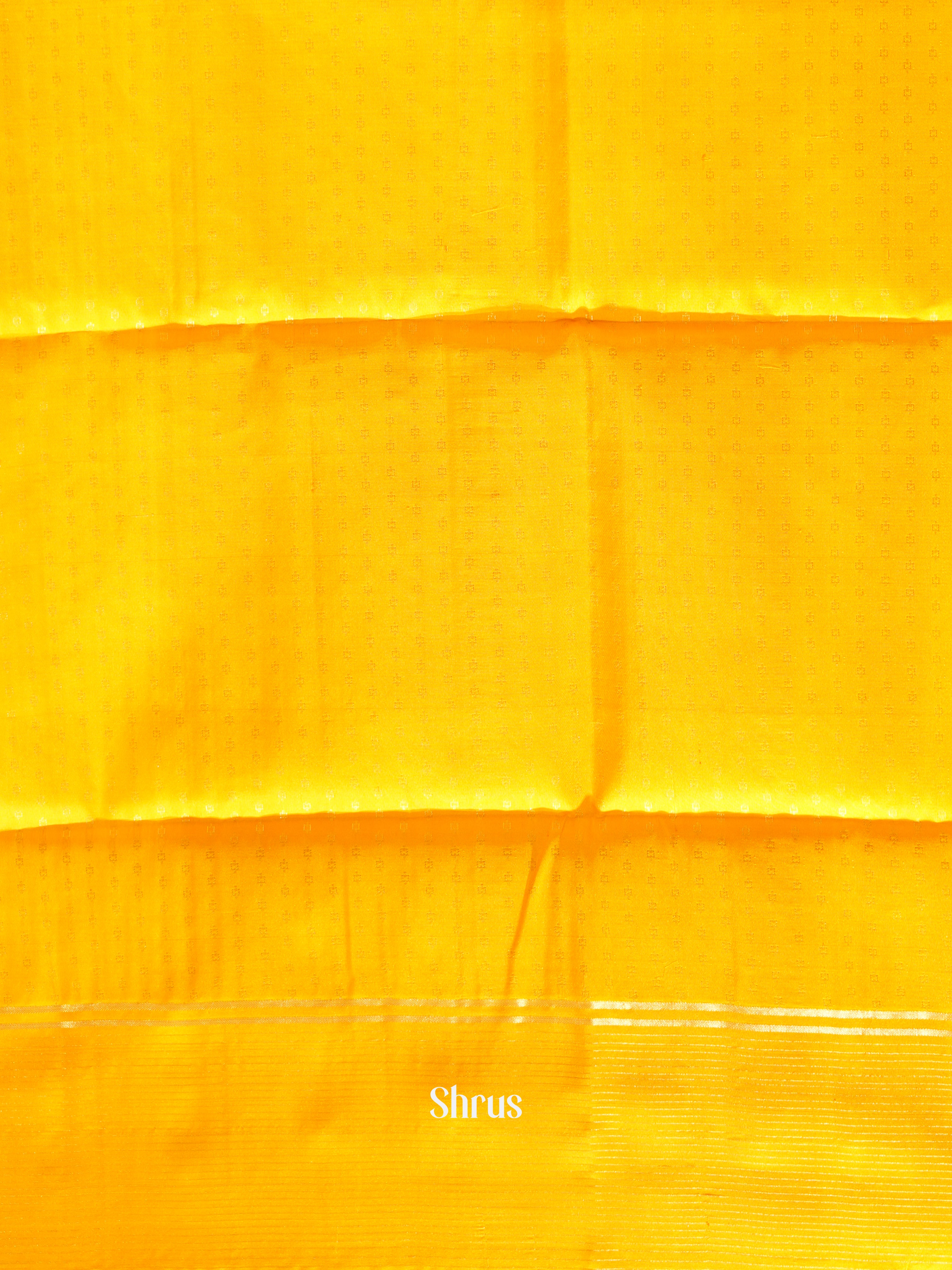 Cream & Yellow - Soft Silk Saree - Shop on ShrusEternity.com