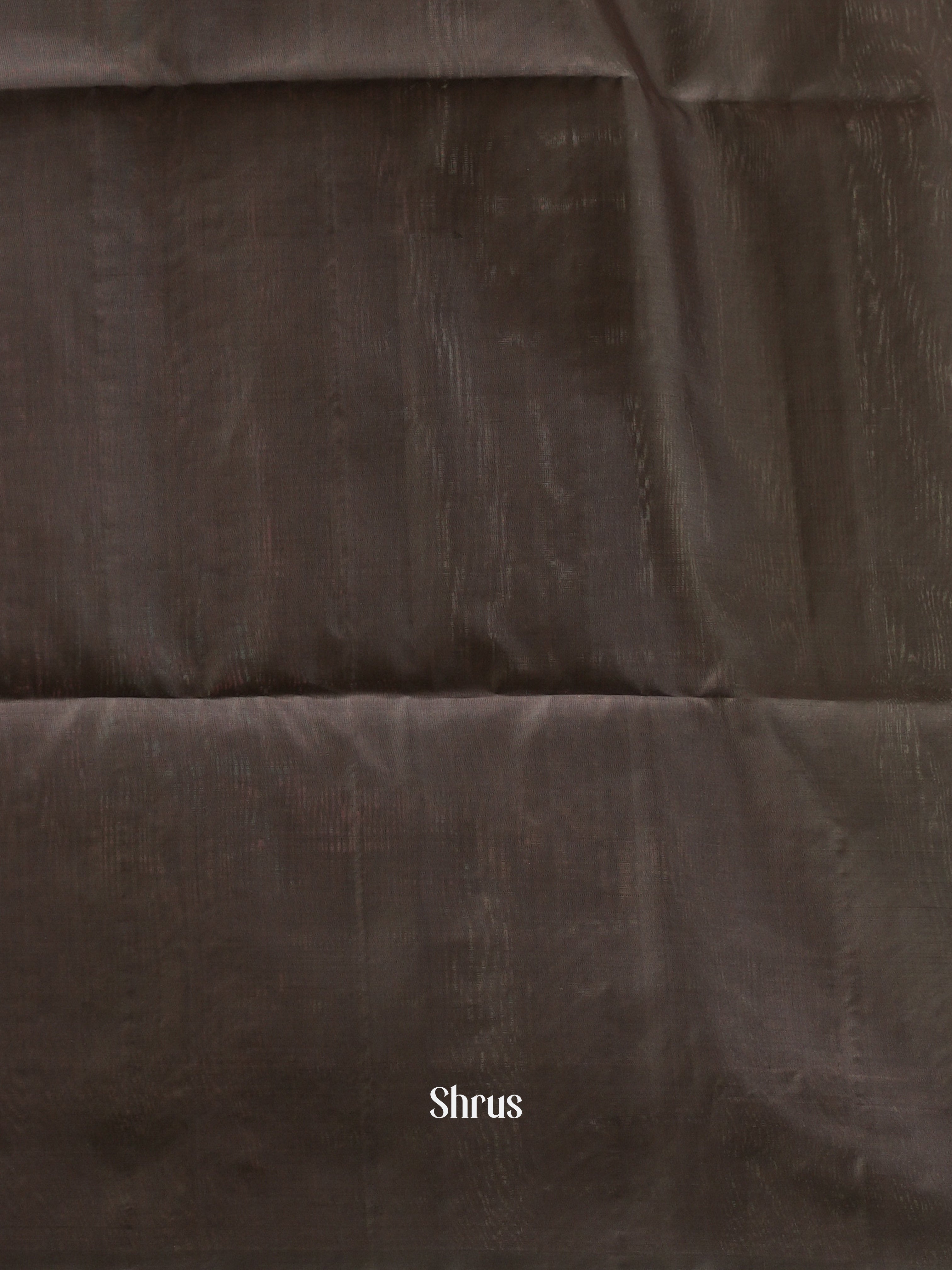 Greenish Grey & Black - Soft Silk Saree - Shop on ShrusEternity.com