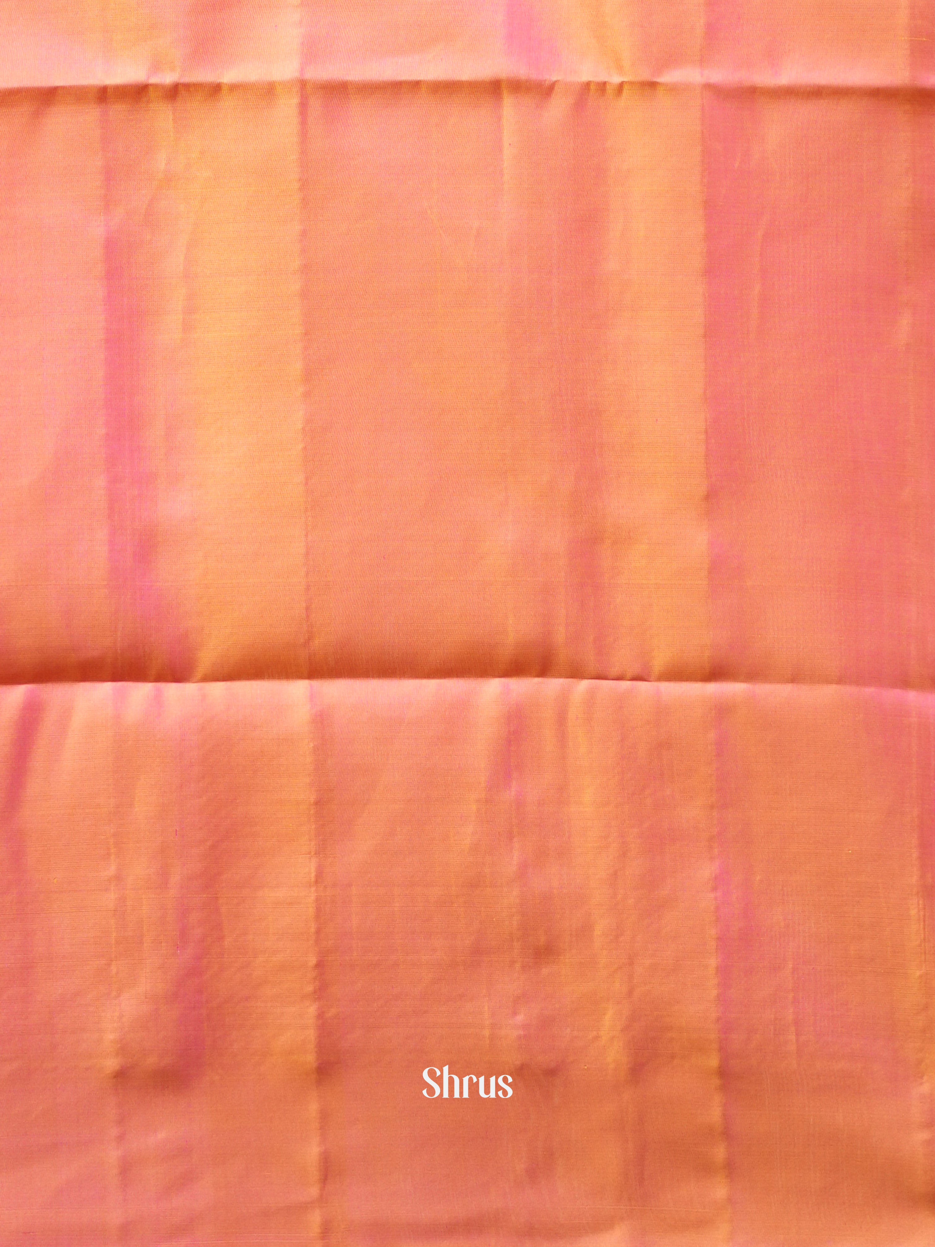 Pink & Orange - Soft Silk Saree - Shop on ShrusEternity.com