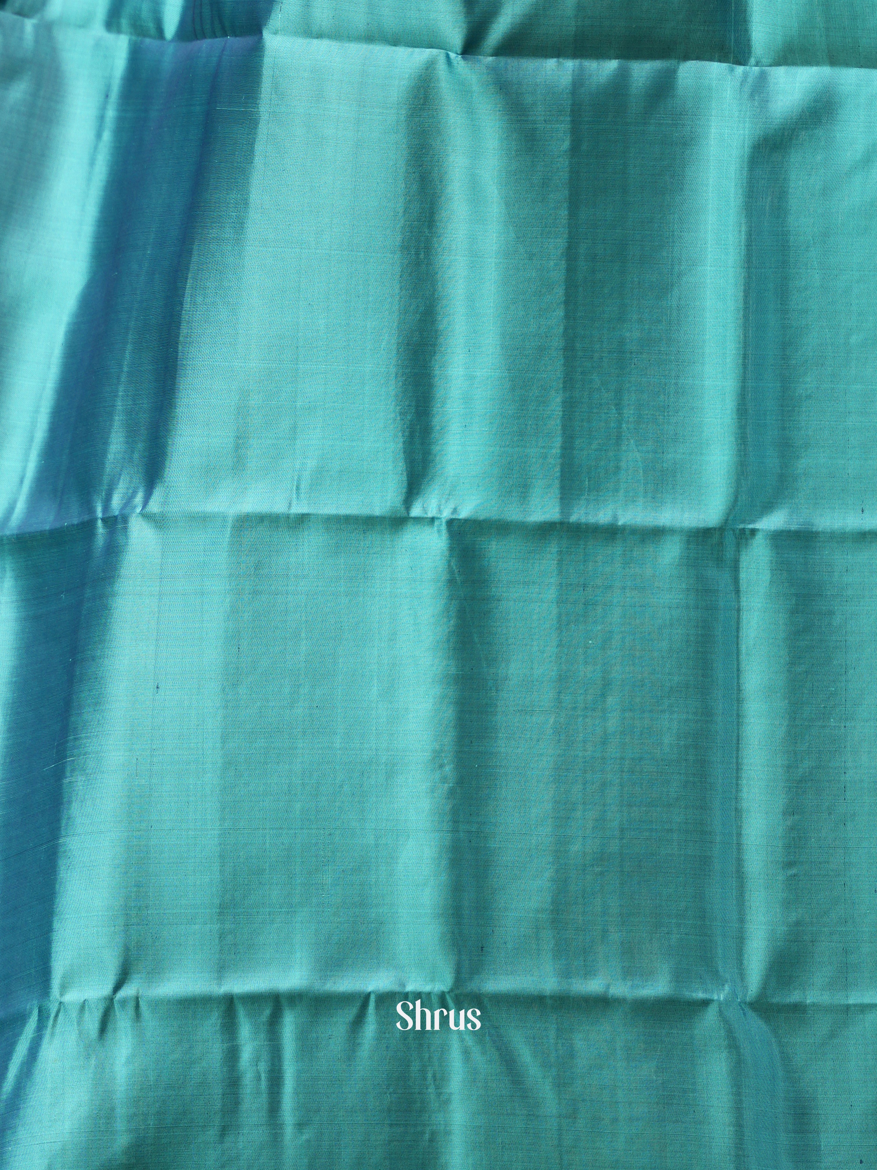Violet & Teal - Soft Silk Saree - Shop on ShrusEternity.com
