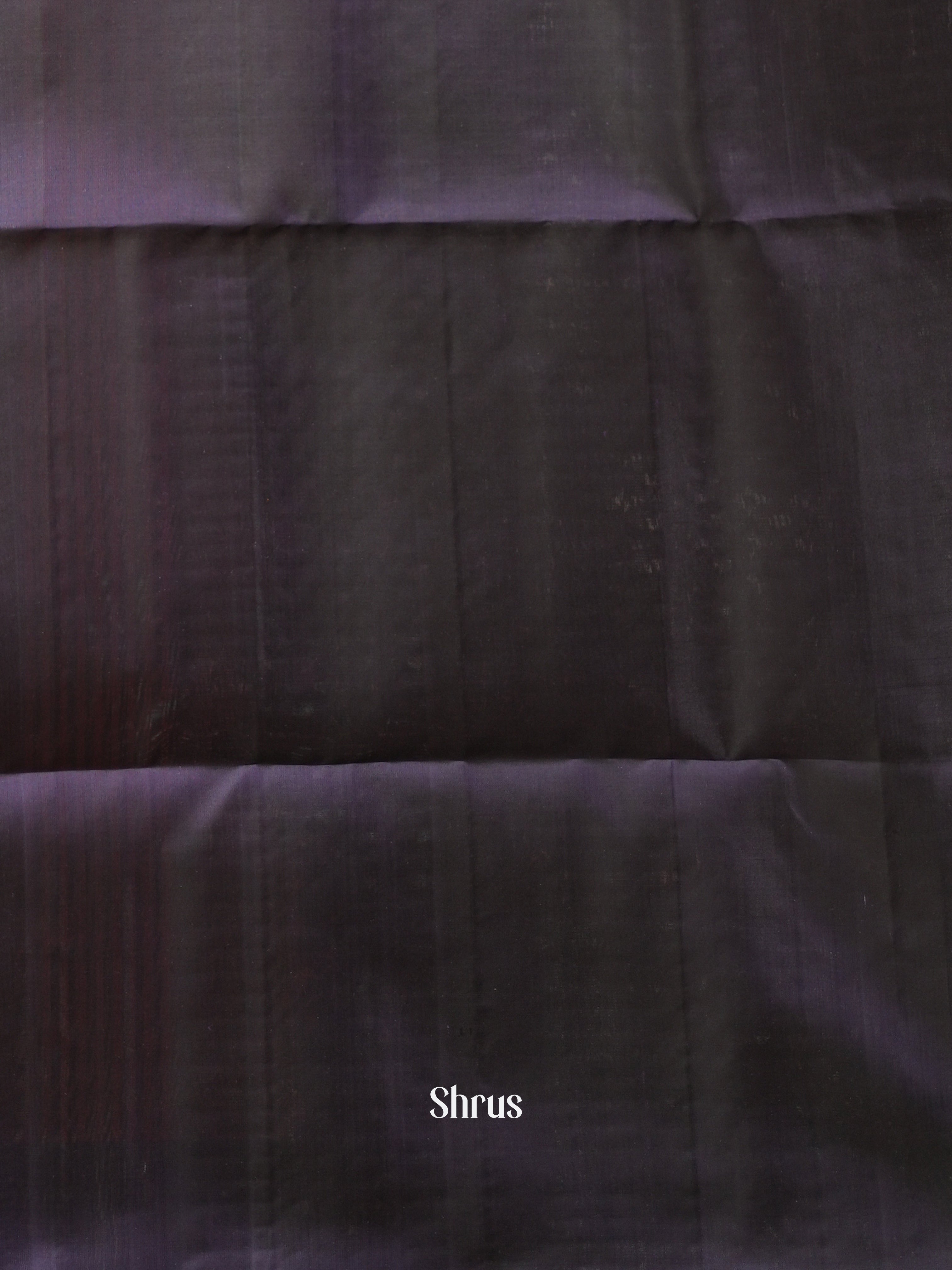 Orange & Navy Blue - Soft Silk Saree - Shop on ShrusEternity.com