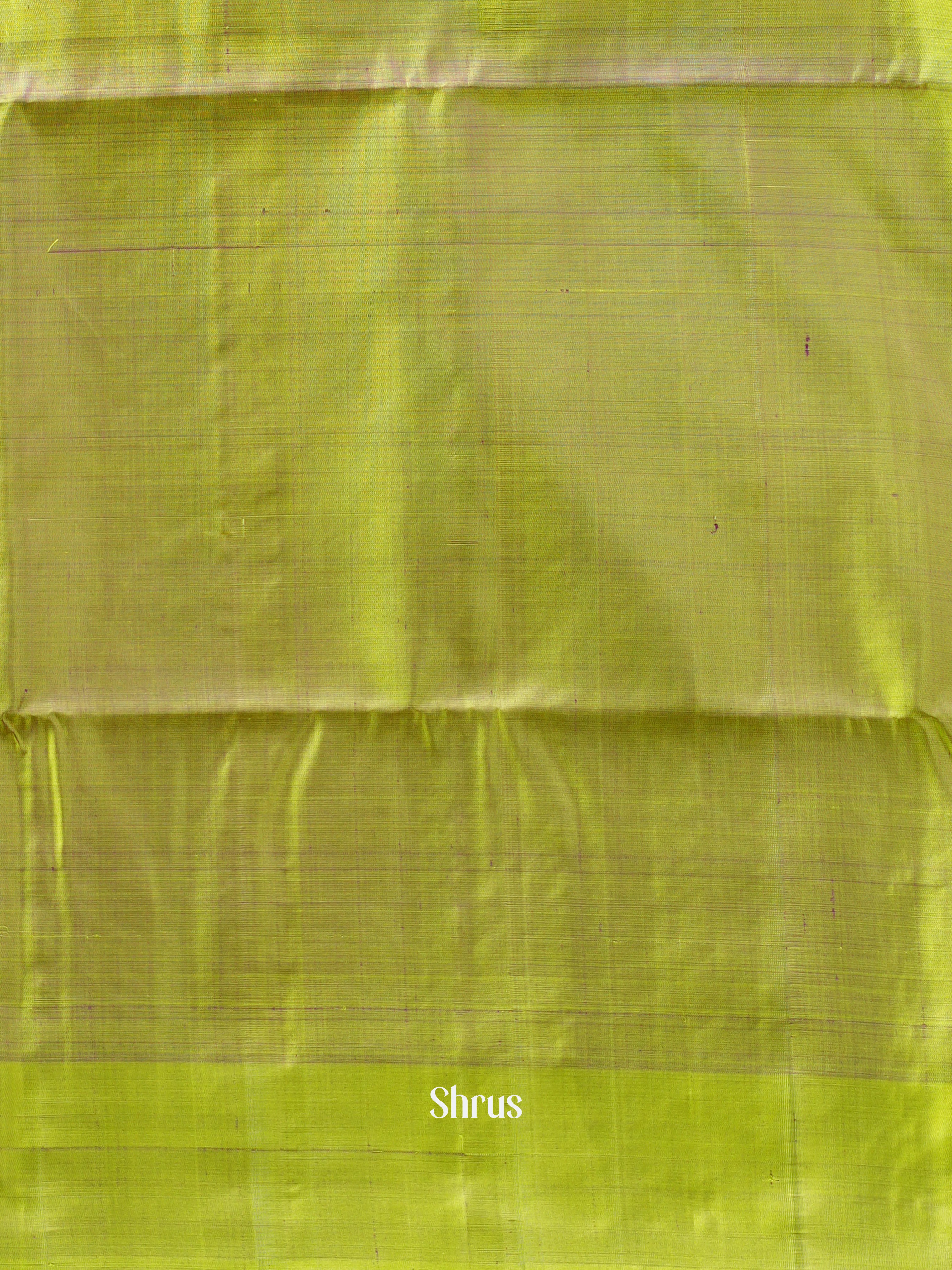 Red & Light Green- Soft Silk Saree - Shop on ShrusEternity.com