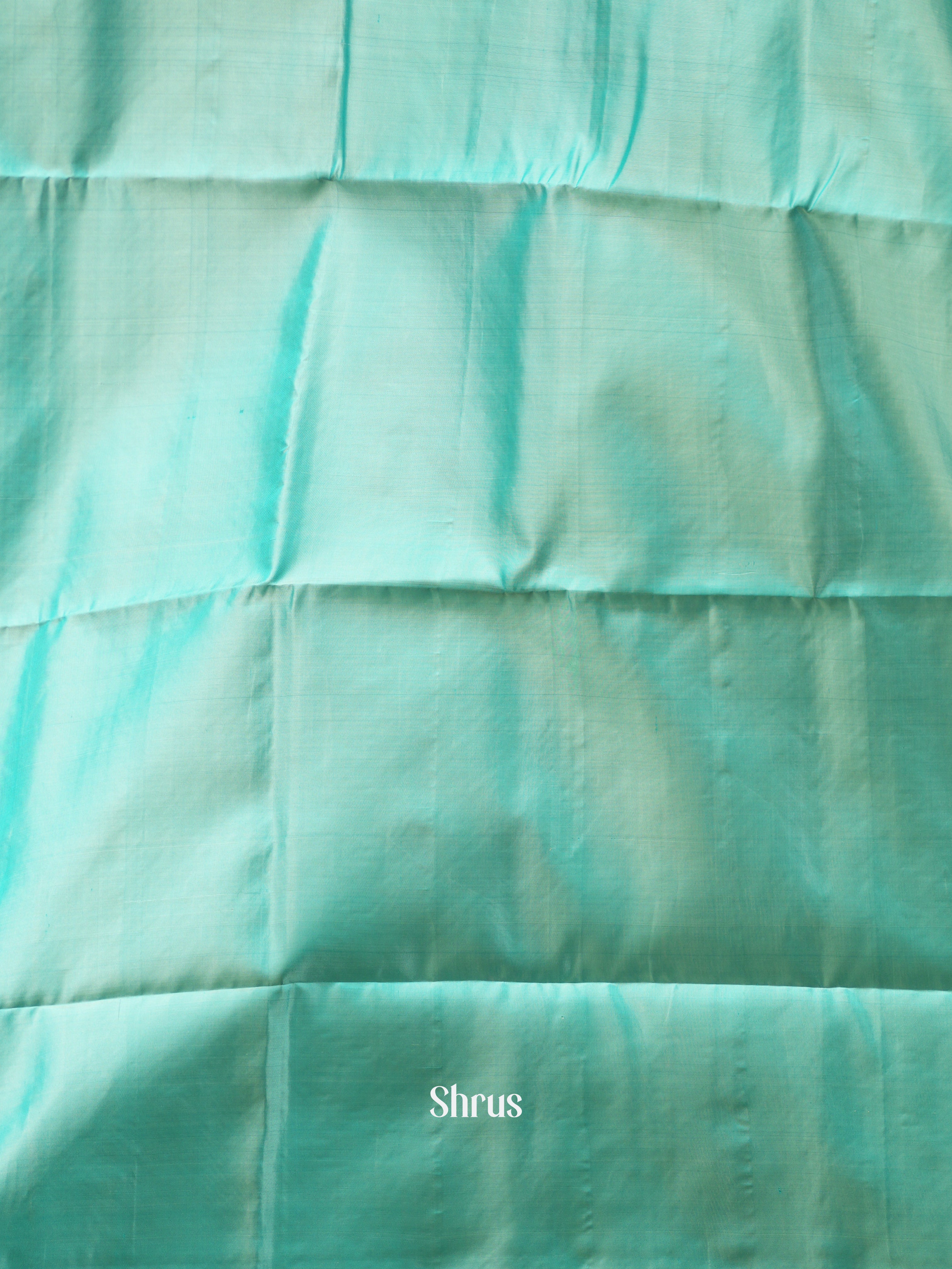 Teal Blue(Single Tone) - Soft Silk Saree - Shop on ShrusEternity.com