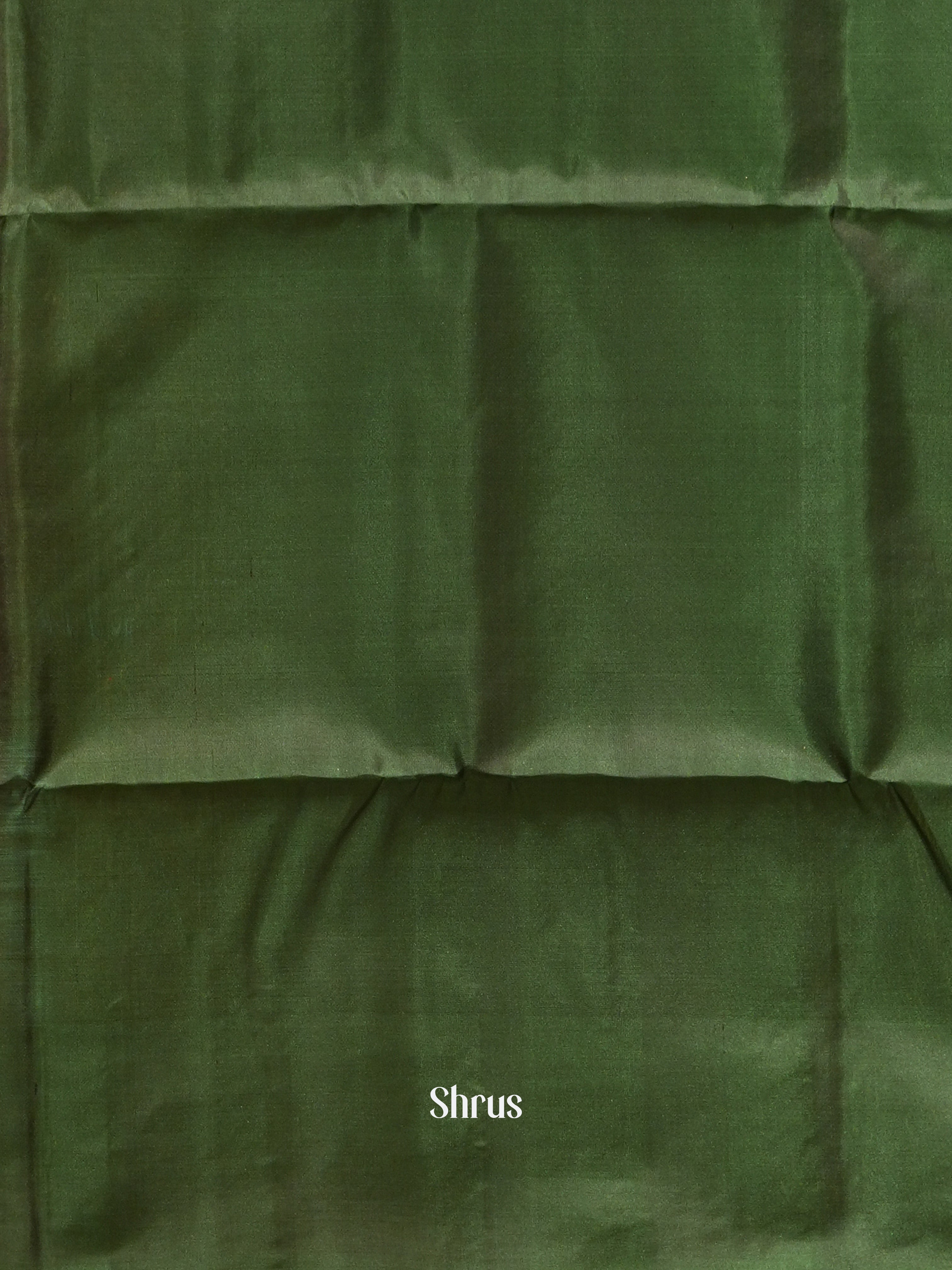 Maroon & Green - Soft Silk Saree - Shop on ShrusEternity.com