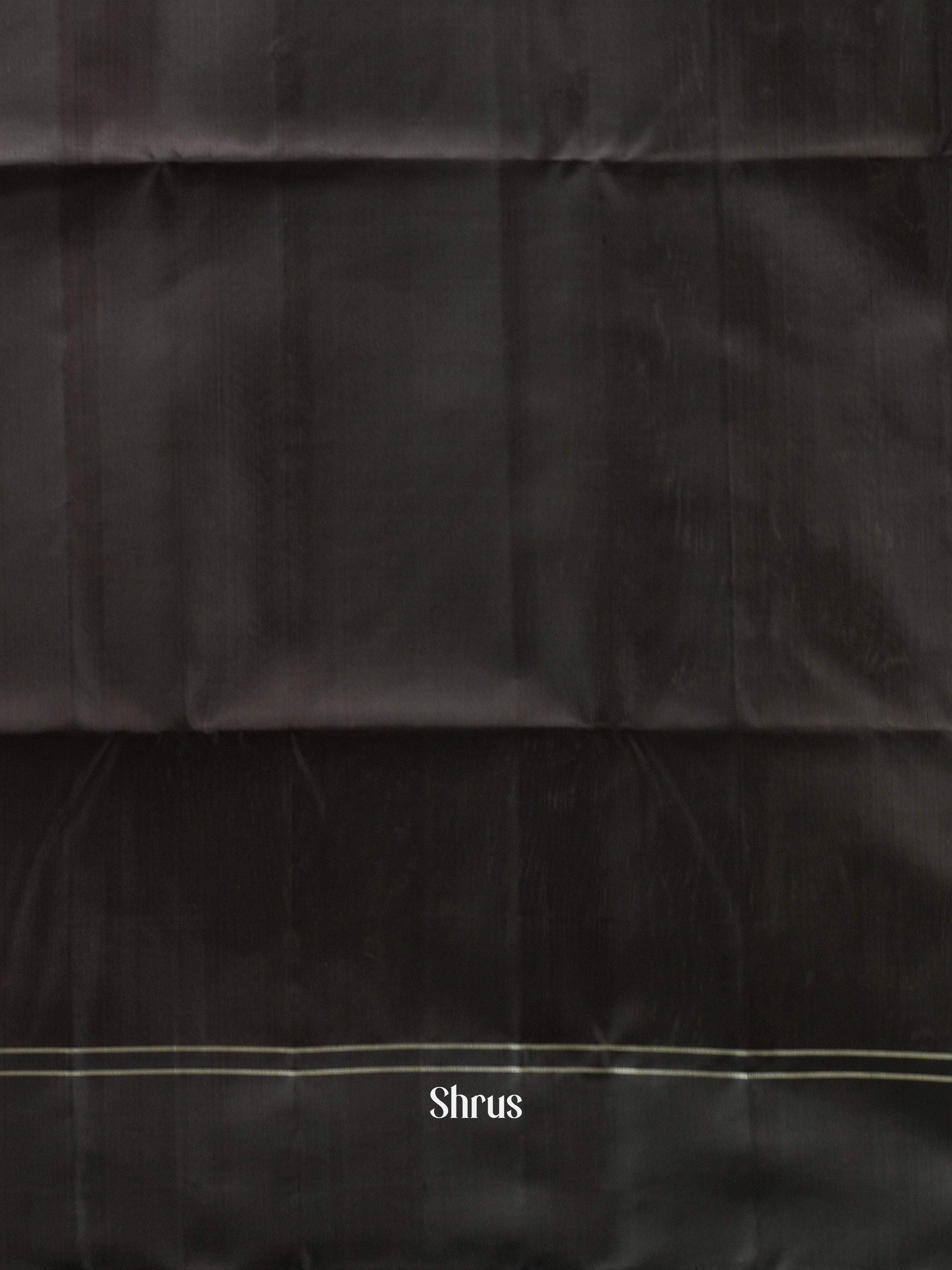 Maroon & Black - Soft Silk Saree-2